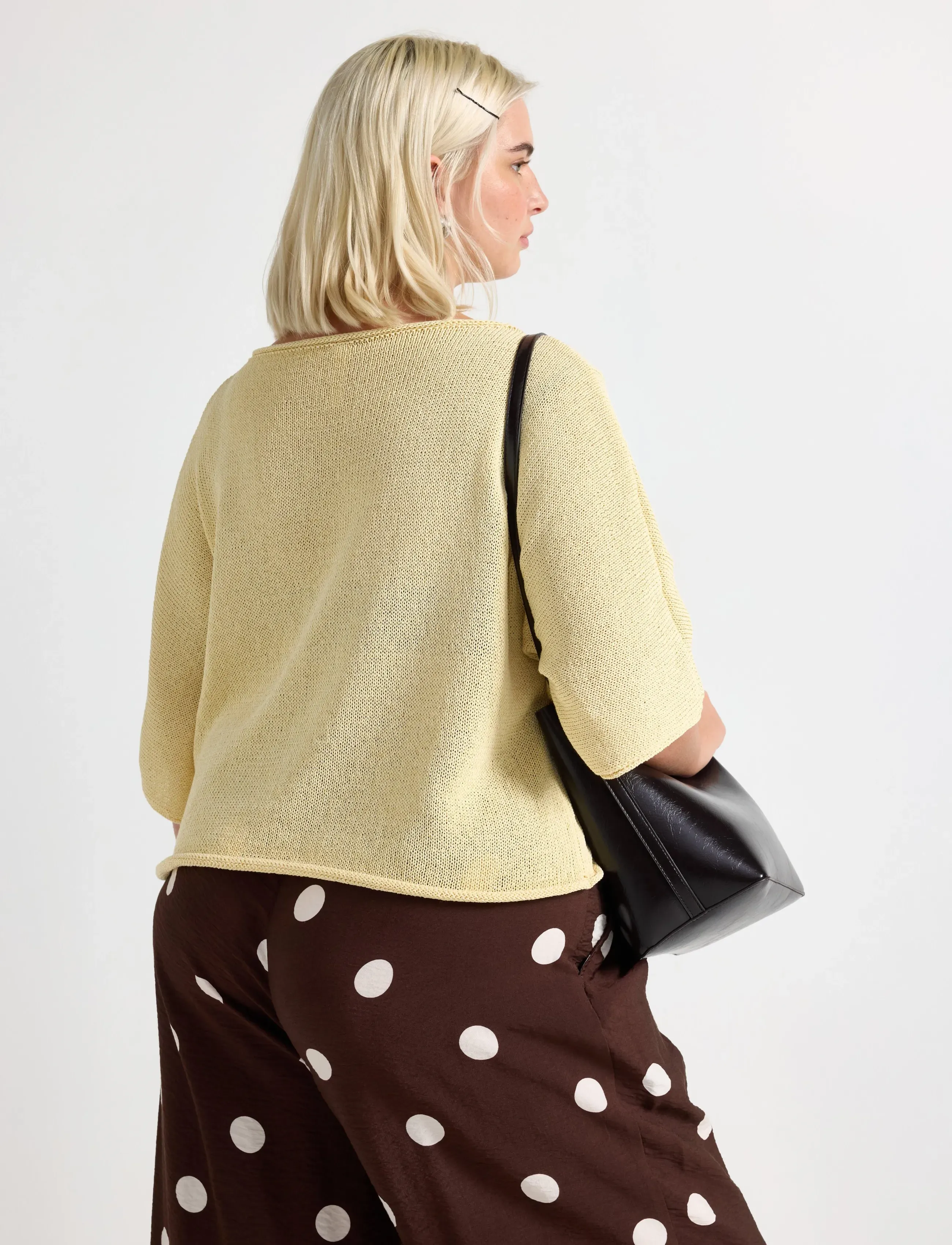 Lindex - Knitted jumper - pullover - light yellow - 3
