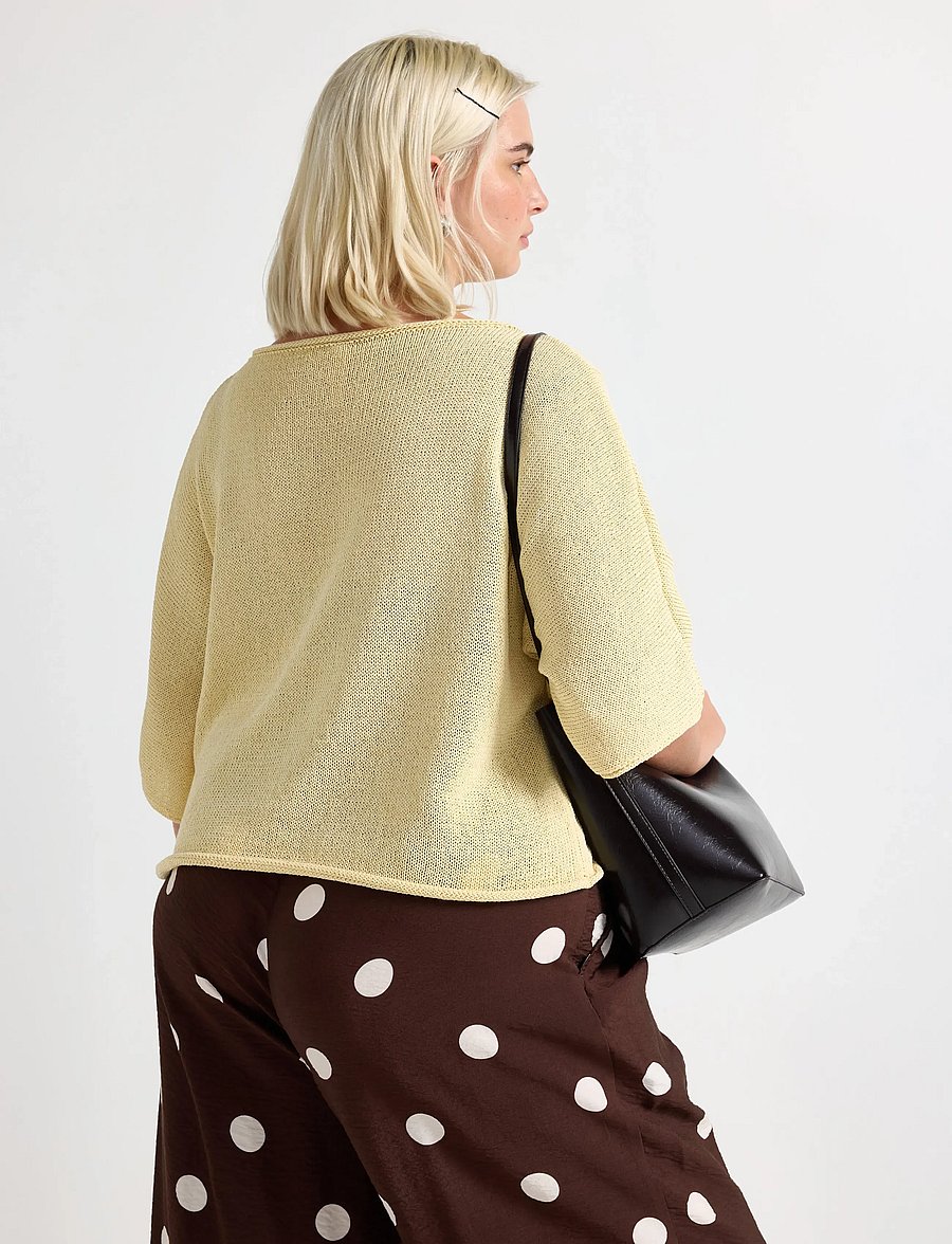 Lindex - Knitted jumper - kampsunid - light yellow - 3