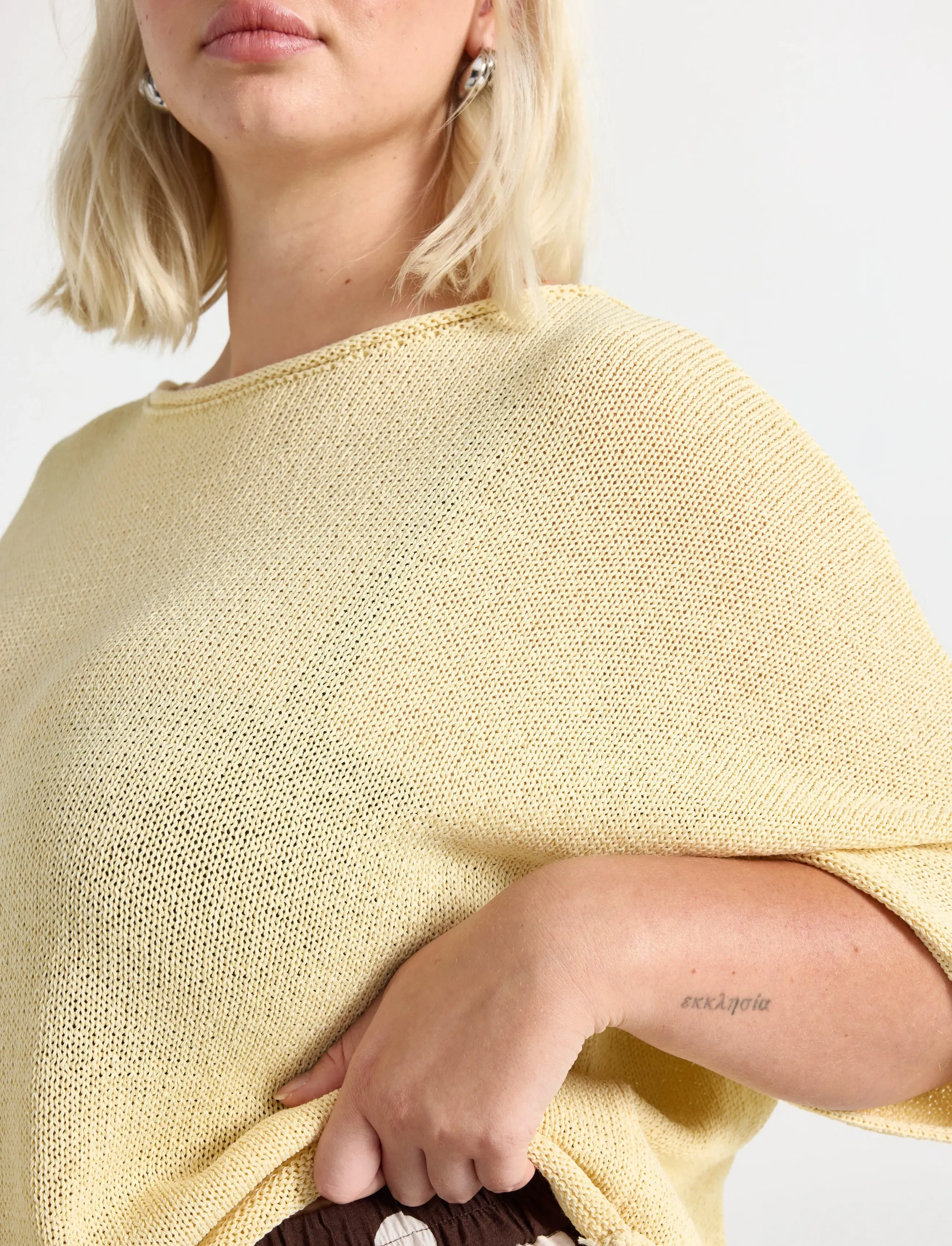 Lindex - Knitted jumper - pullover - light yellow - 4