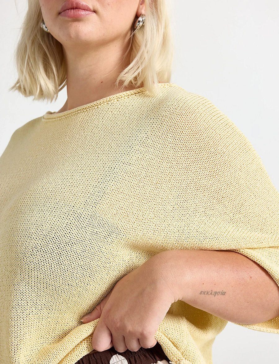 Lindex - Knitted jumper - kampsunid - light yellow - 4