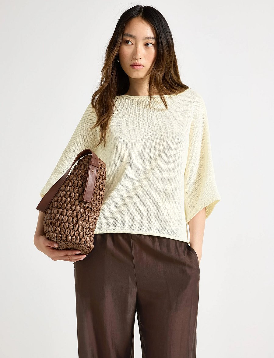 Lindex - Knitted jumper - kampsunid - off white - 0