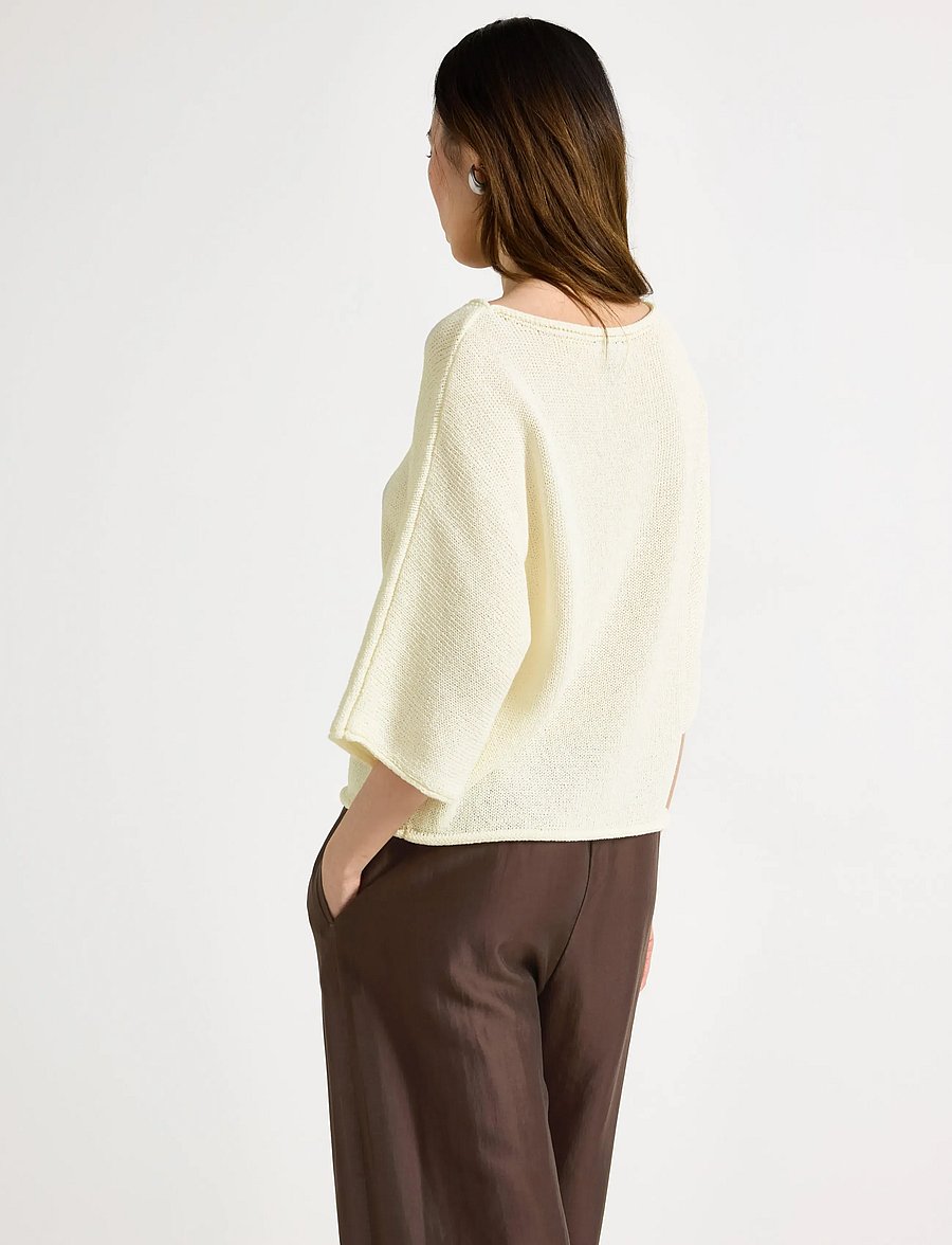 Lindex - Knitted jumper - kampsunid - off white - 2