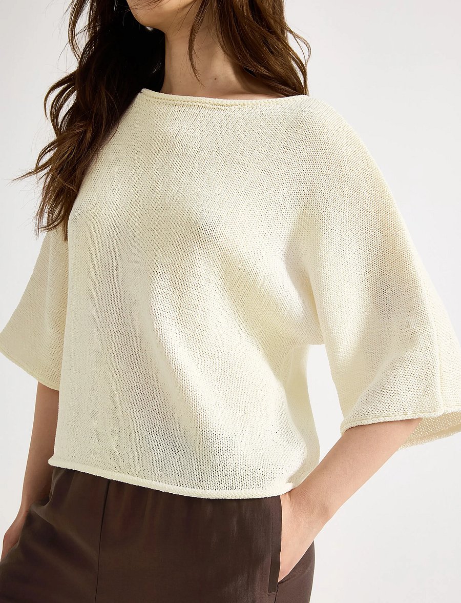 Lindex - Knitted jumper - kampsunid - off white - 3