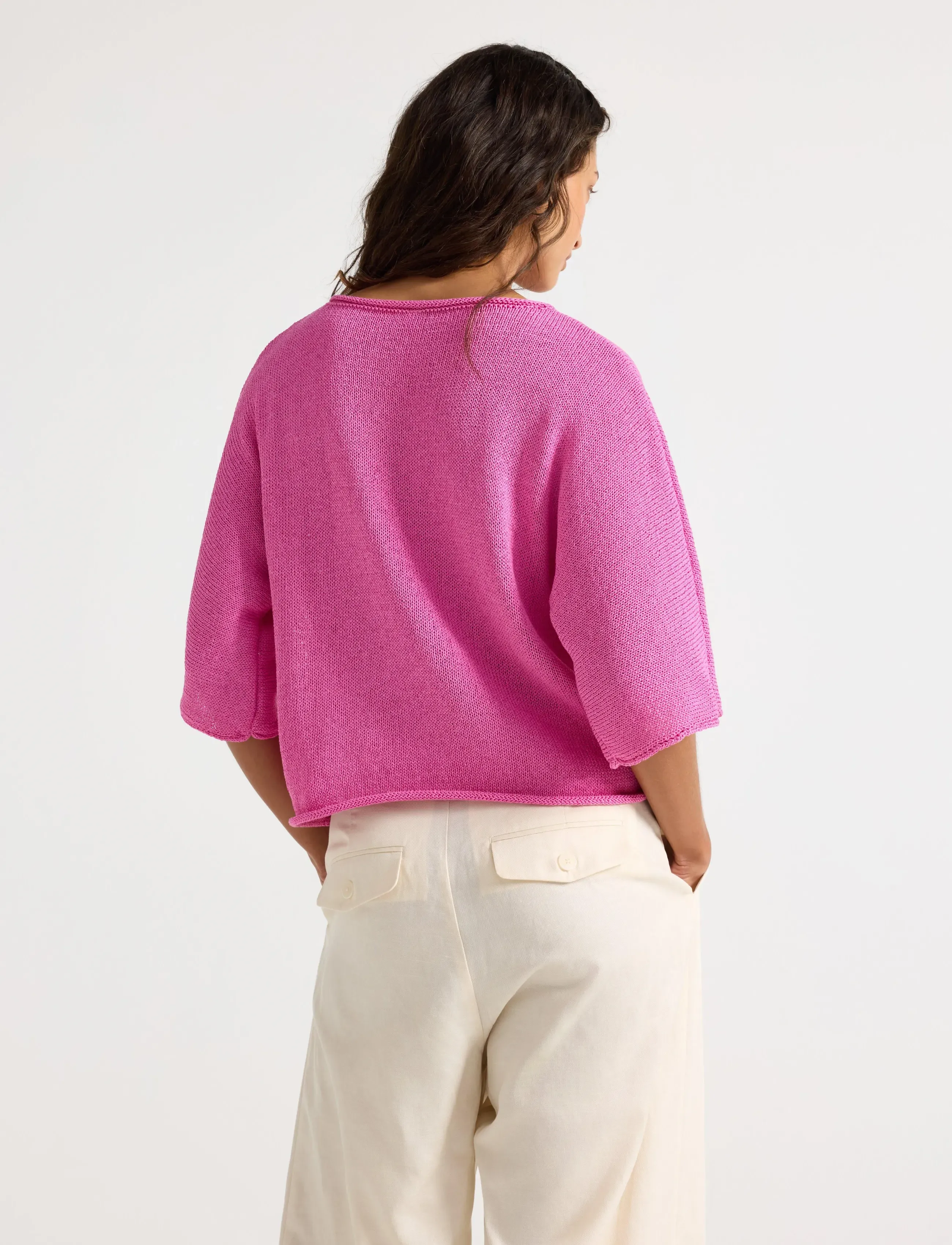 Lindex - Knitted jumper - megztiniai - pink - 3
