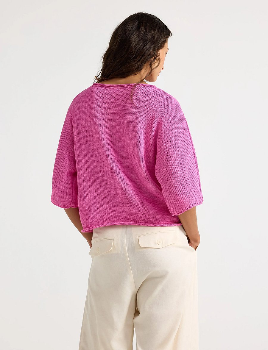 Lindex - Knitted jumper - stickade tröjor - pink - 3