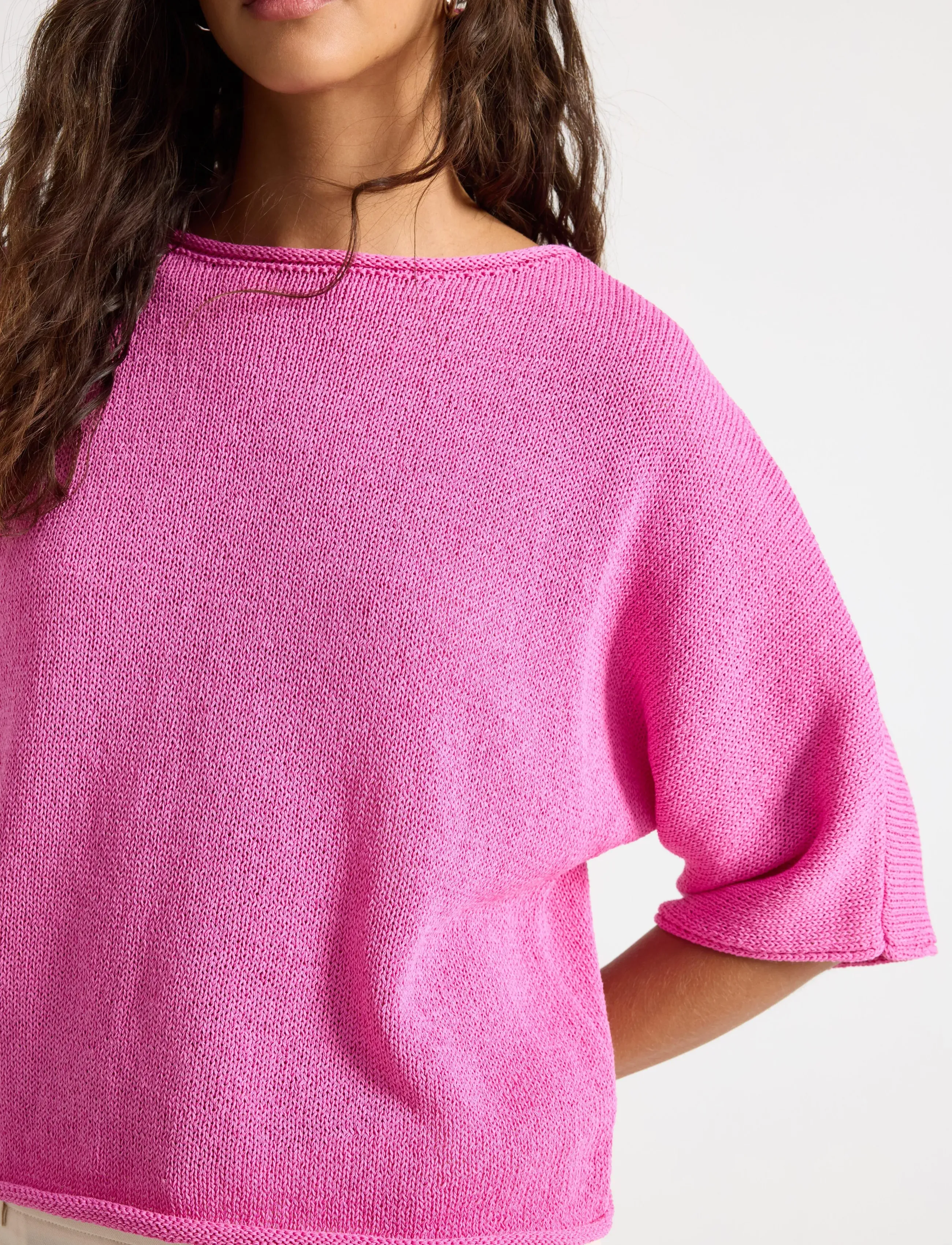 Lindex - Knitted jumper - megztiniai - pink - 4