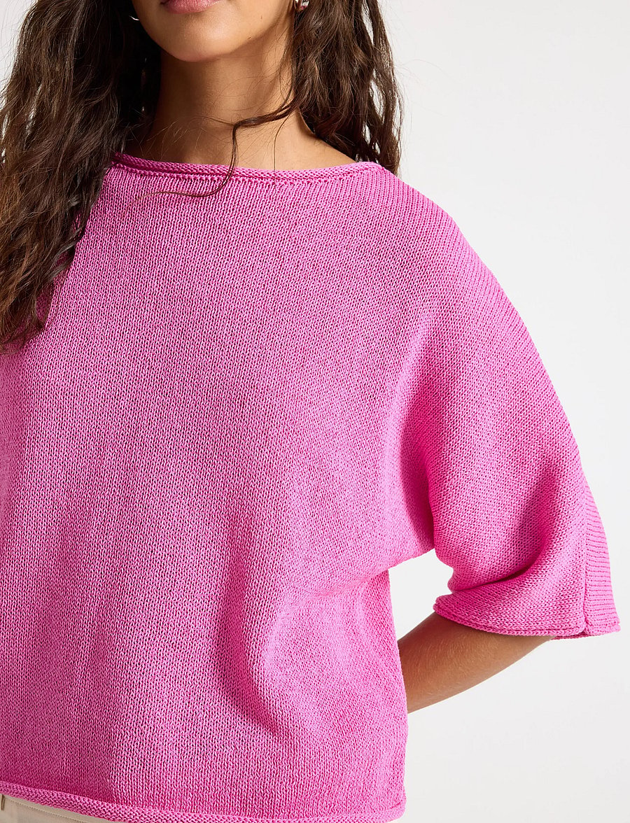 Lindex - Knitted jumper - stickade tröjor - pink - 4