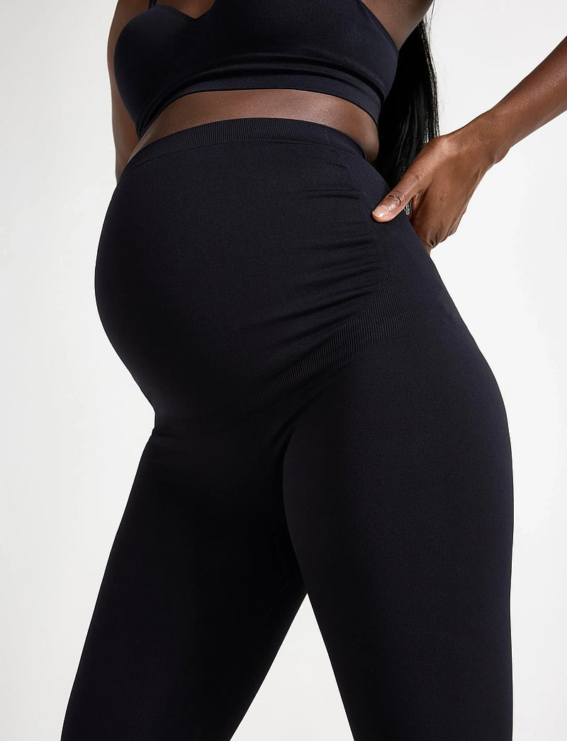 Lindex - MOM biker shorts - cykelshorts - black - 4