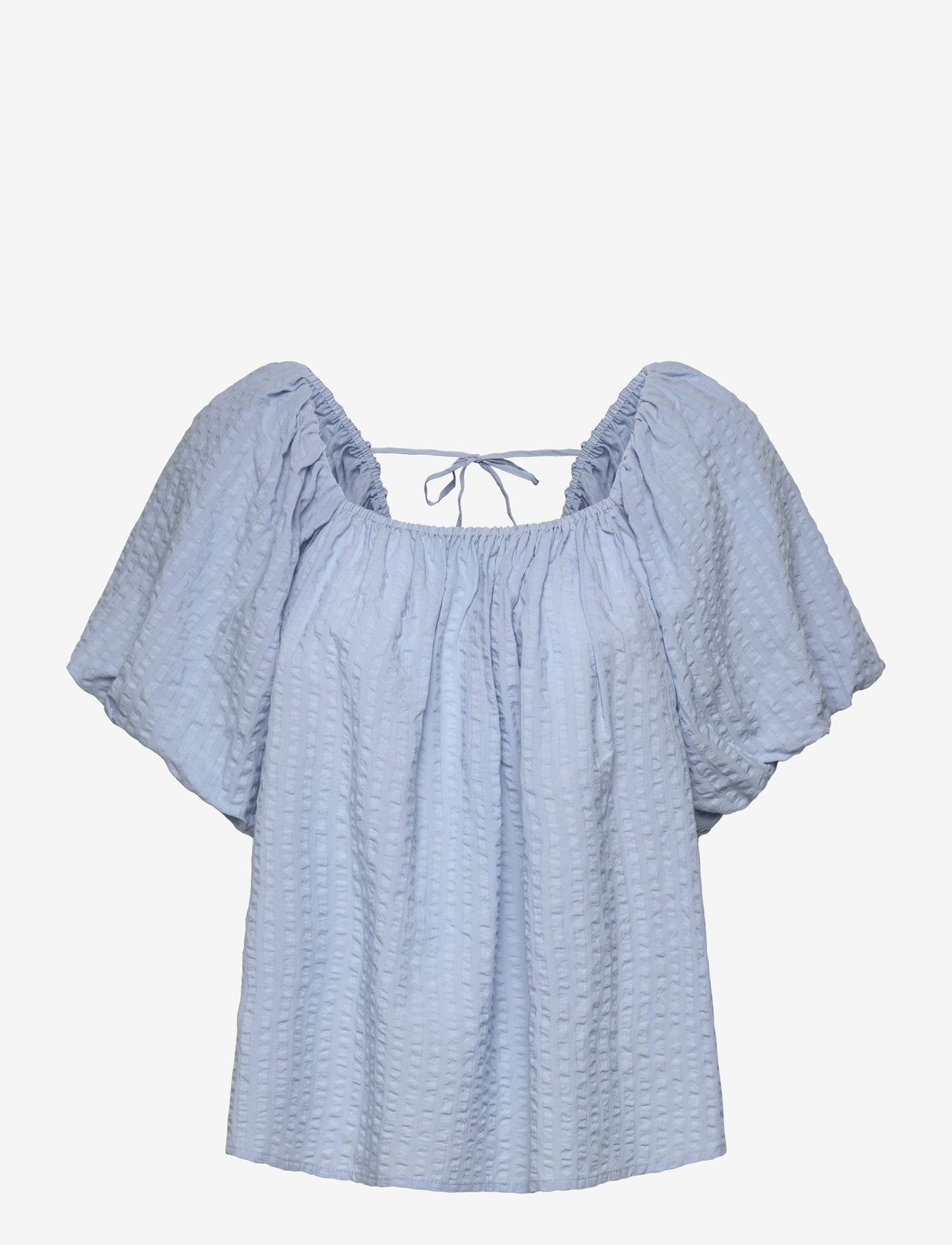 Lindex - Blouse Lovisa - kurzämlige blusen - light blue - 0