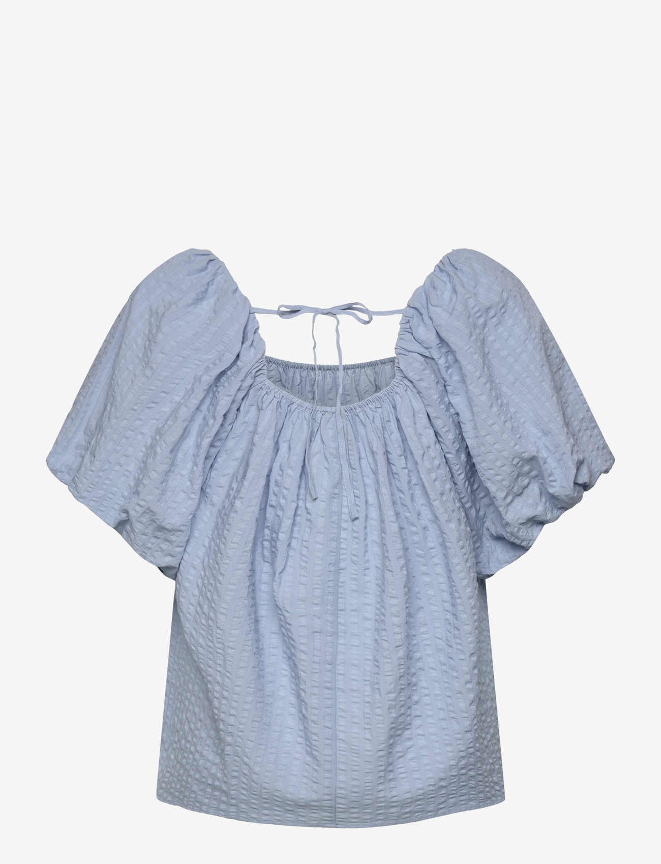 Lindex - Blouse Lovisa - kurzämlige blusen - light blue - 1