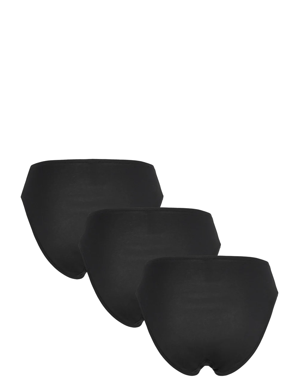 Lindex - Brief bikini high Carin cotton - briefs - black - 2
