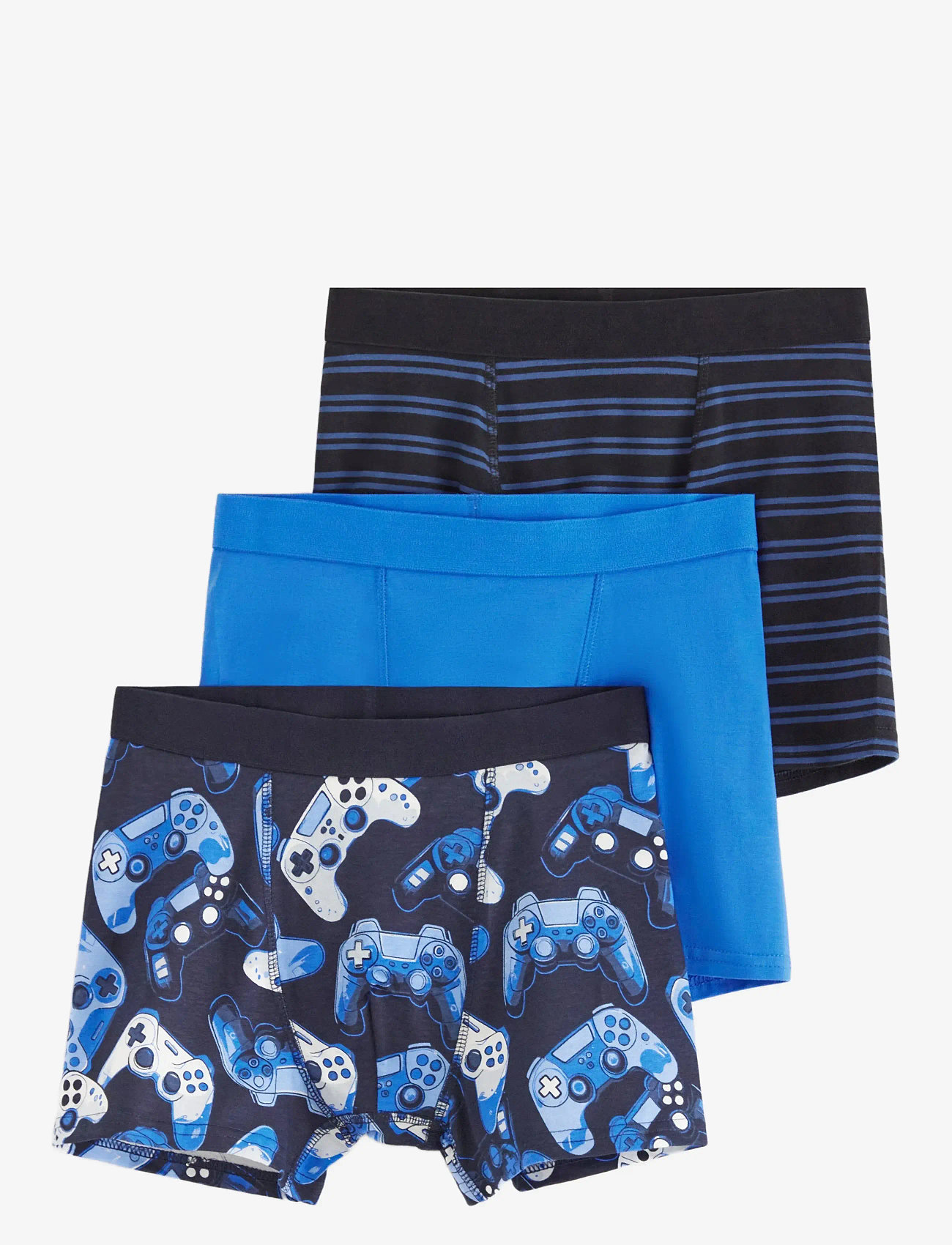 Lindex - Boxer 3p gaming - apatinės kelnaitės - dark navy - 0
