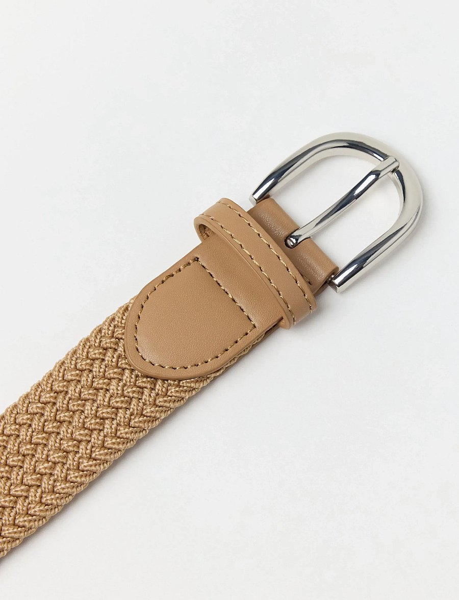 Lindex - Elastic belt - gürtel - light dusty beige - 2