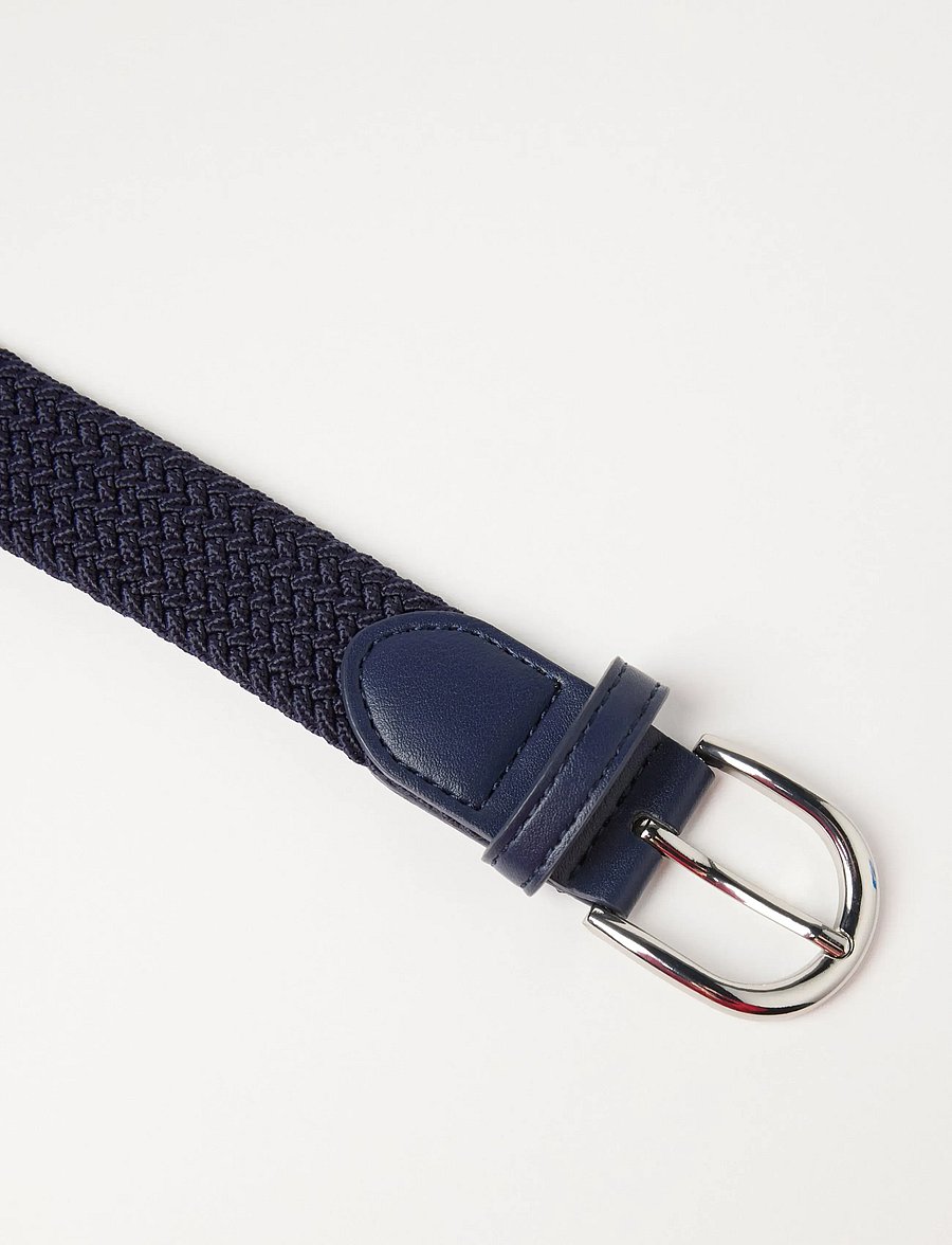 Lindex - Elastic belt - gürtel - navy - 2