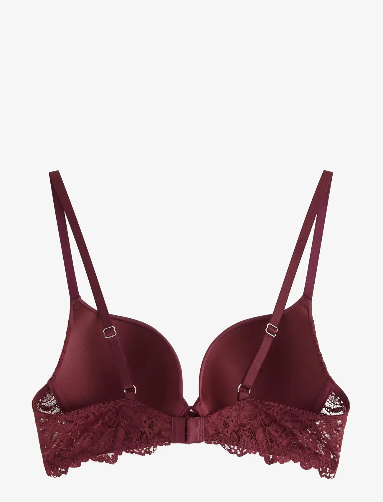 Lindex - Bra Push Malva Lydia - lowest prices - dark dusty red - 1