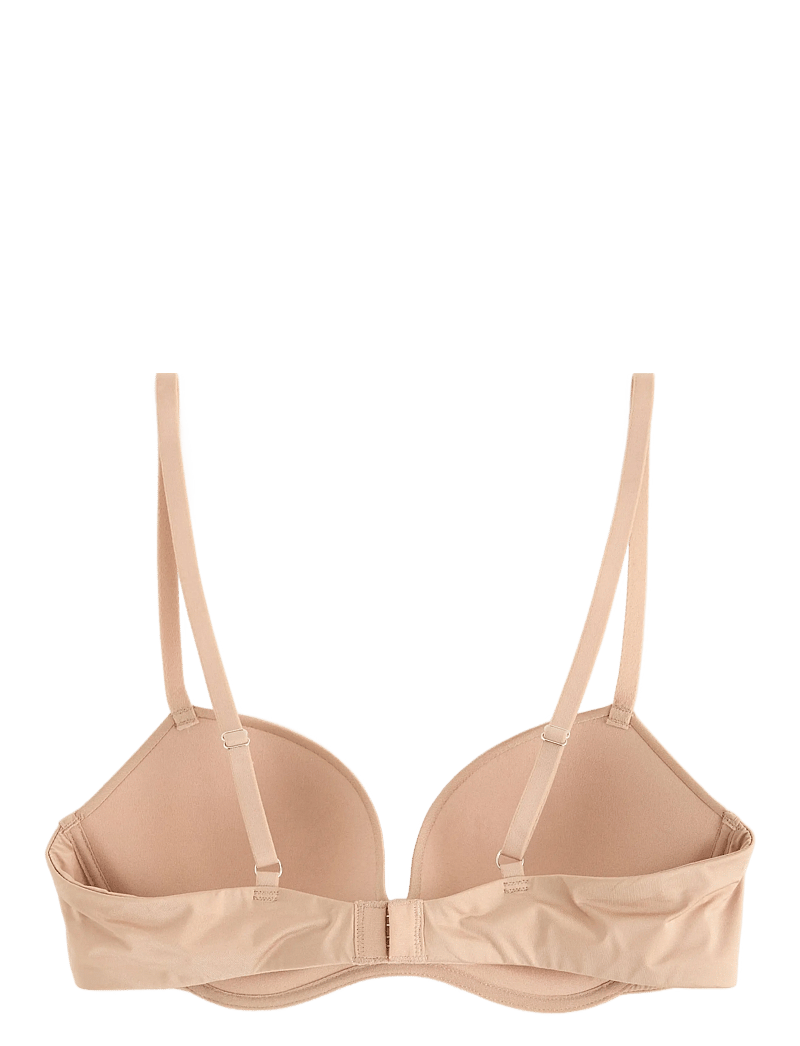 Lindex - Bra Wirefree Push Shiny Micro - die niedrigsten preise - beige - 1