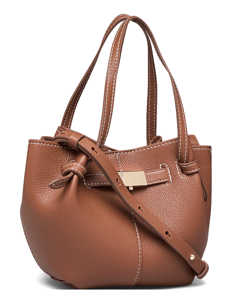 Lindex - Bag mini Tote Elsie - shoppers - cognac - 3