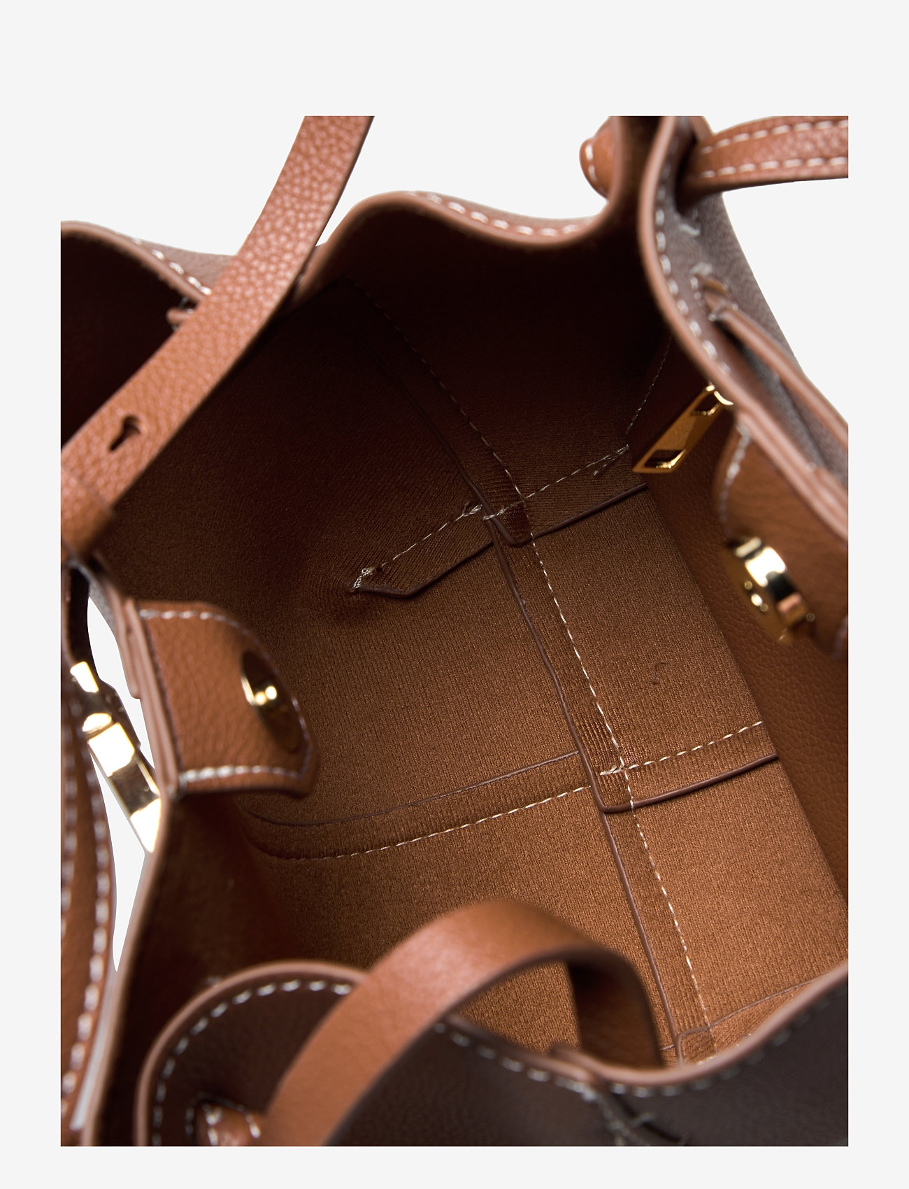 Lindex - Bag mini Tote Elsie - shoppers - cognac - 4