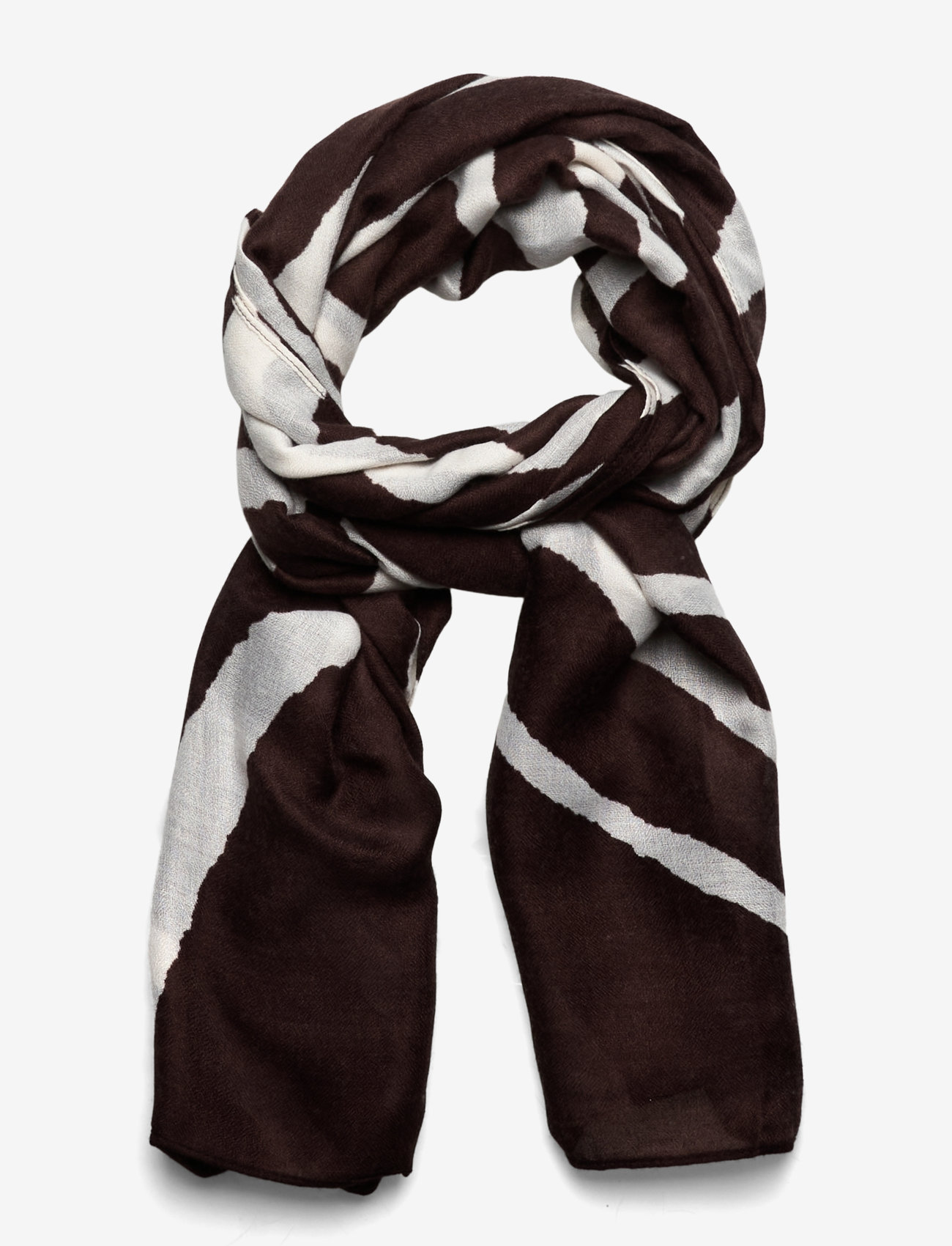 Lindex - Scarf soft zebra - dark brown - 0