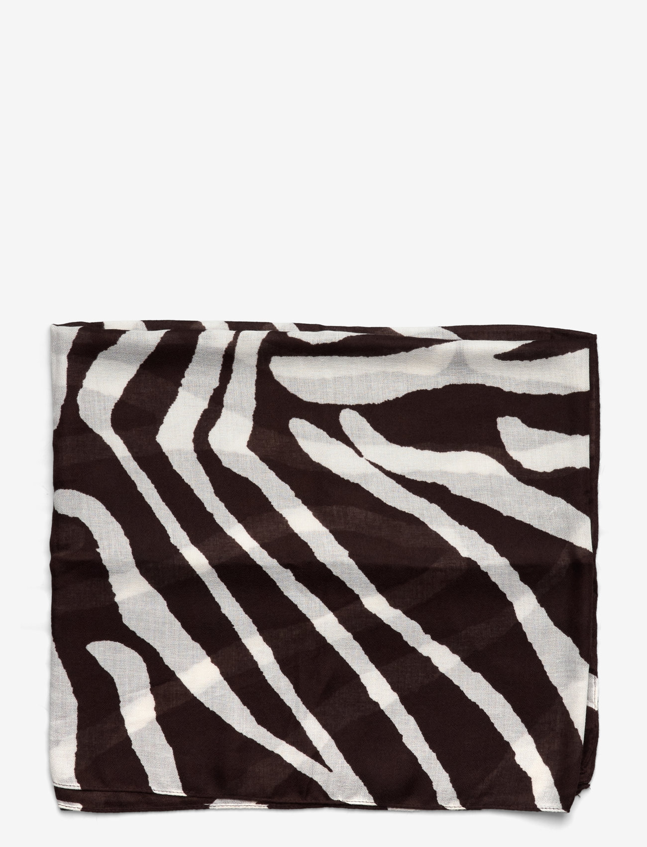Lindex - Scarf soft zebra - dark brown - 1