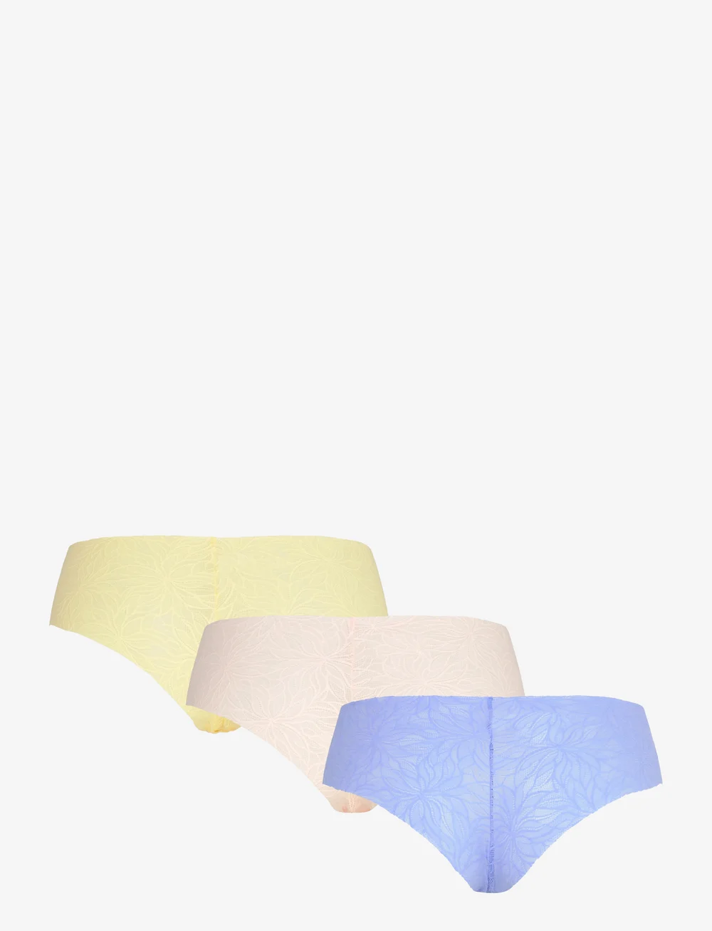 Lindex - brief brazilian freecut lace 3 - brazilian trosor - light yellow - 5