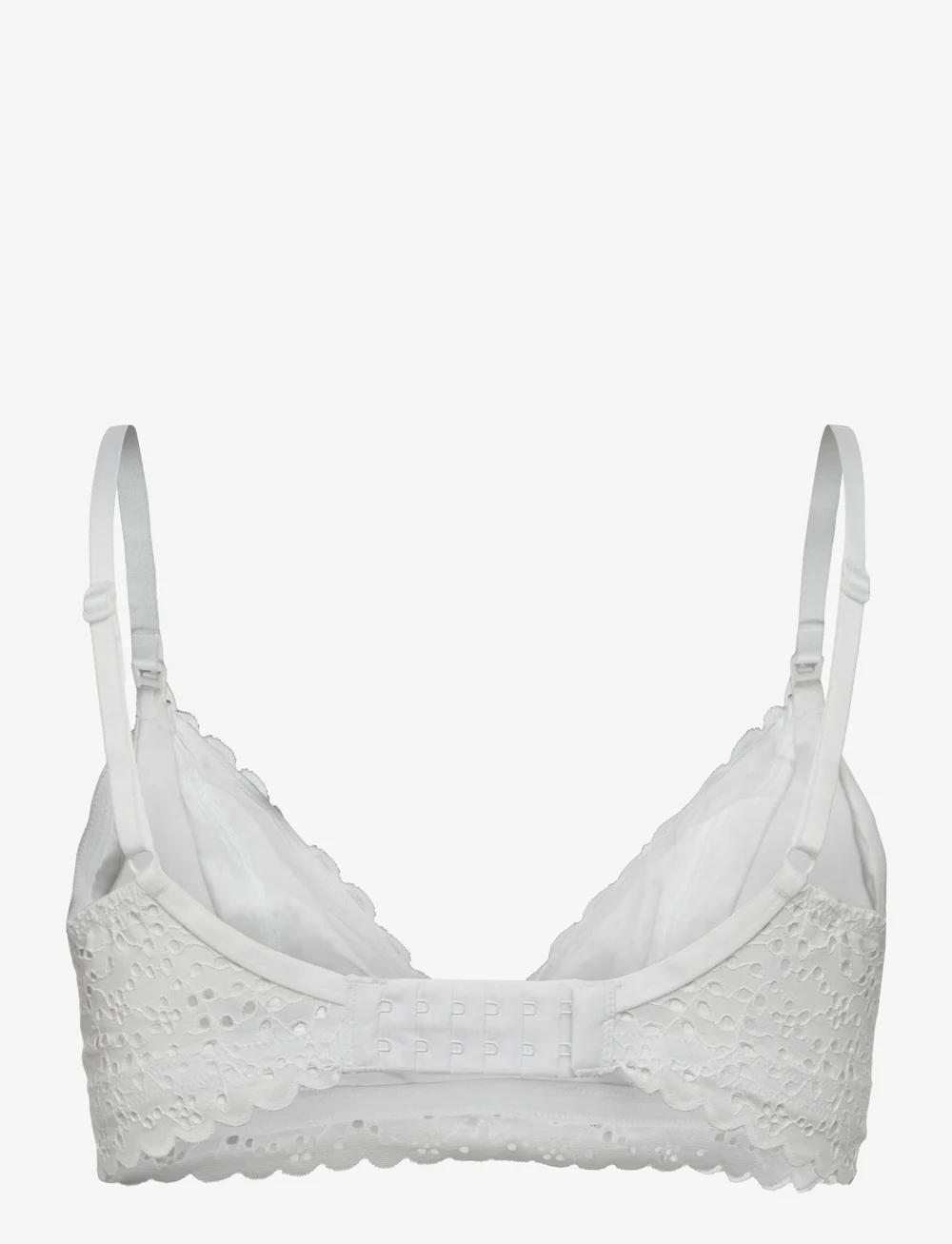 Lindex - Nursing bra Broderie Anglais - undertøj - white - 1