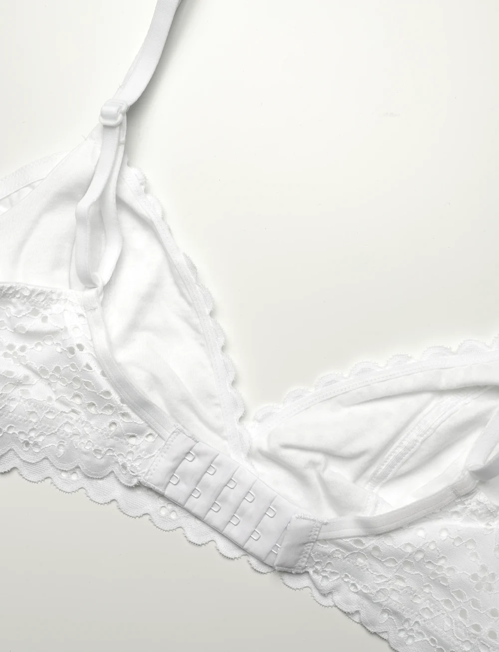 Lindex - Nursing bra Broderie Anglais - undertøj - white - 3