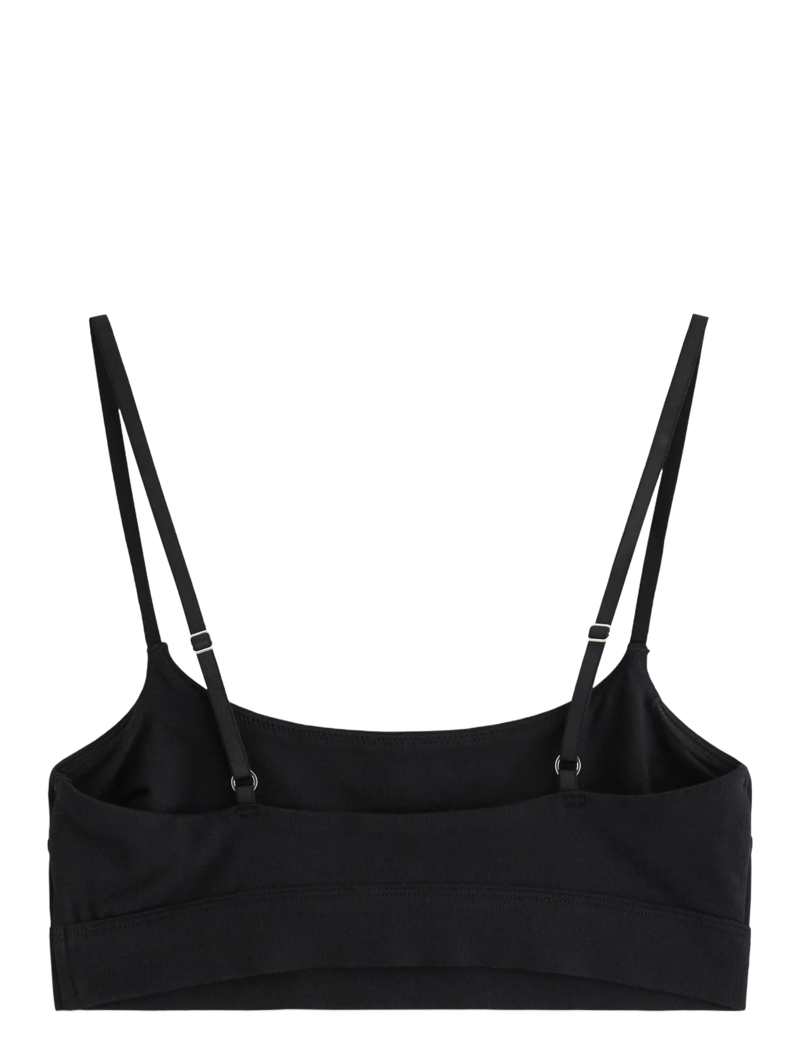 Bra Soft top Carin cotton - BLACK
