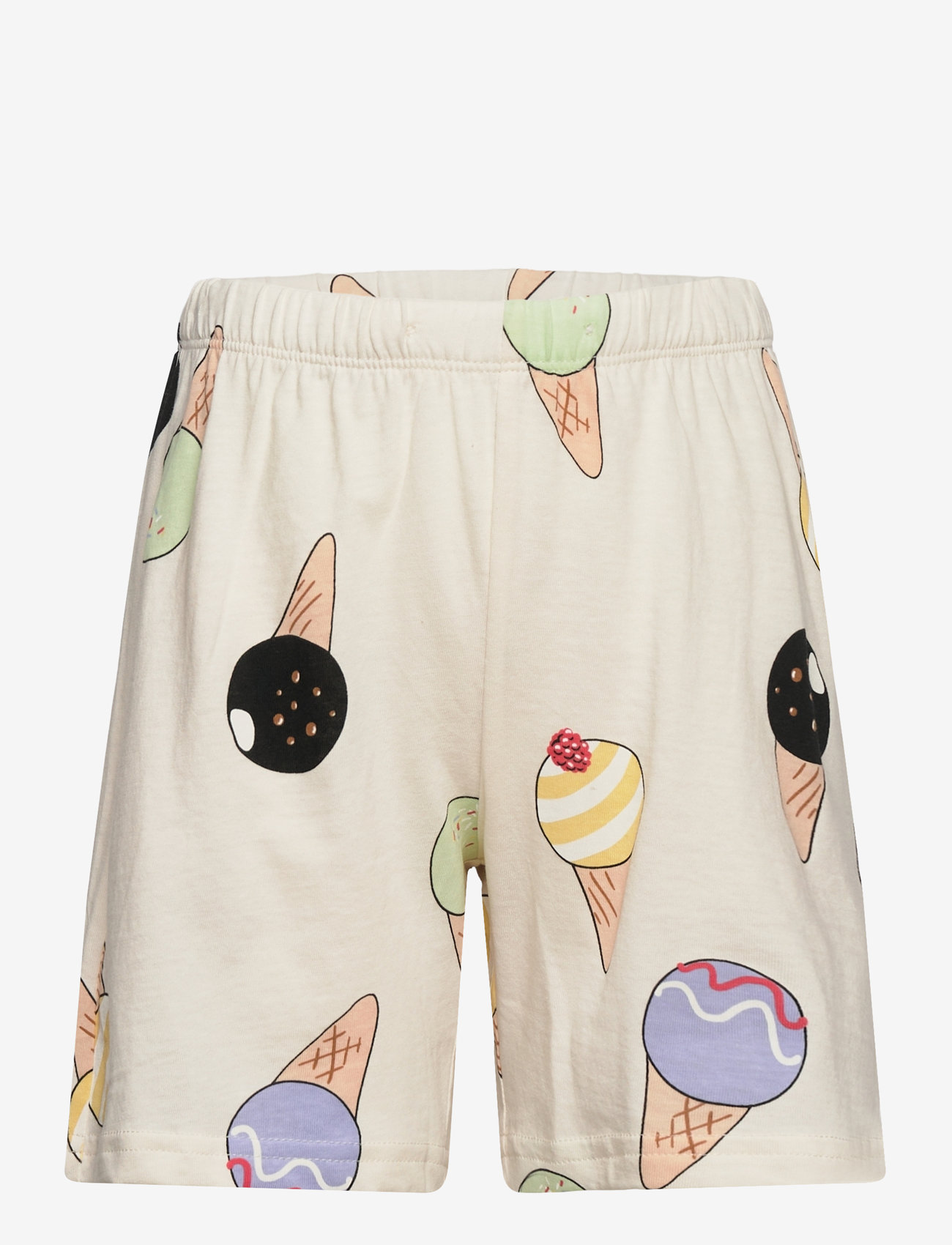 Lindex - Pyjama tee shorts set aop summ - sets - white - 3