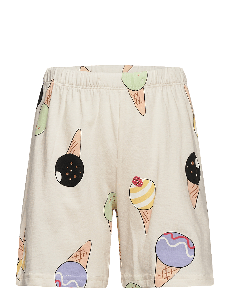 Lindex - Pyjama tee shorts set aop summ - sets - white - 3