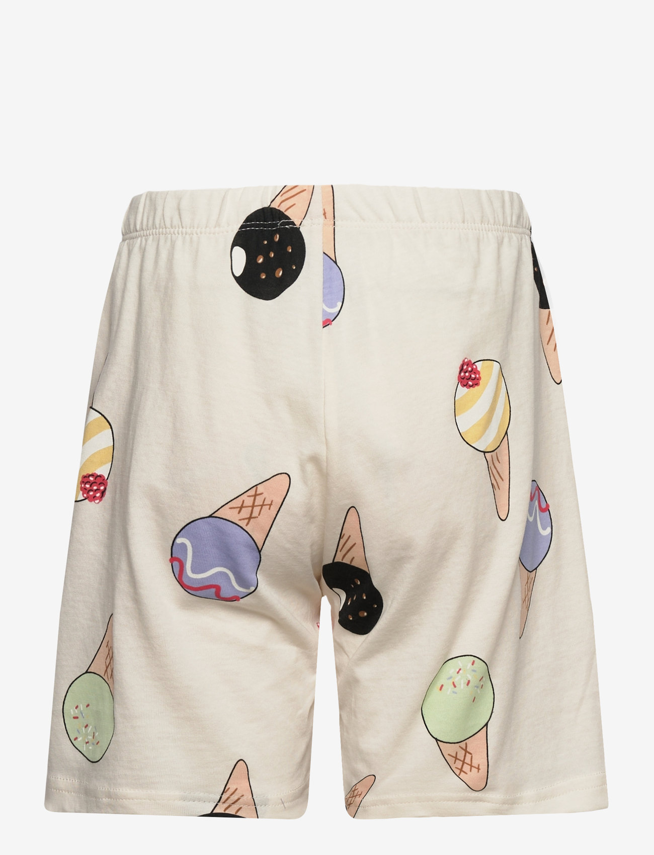 Lindex - Pyjama tee shorts set aop summ - sets - white - 4