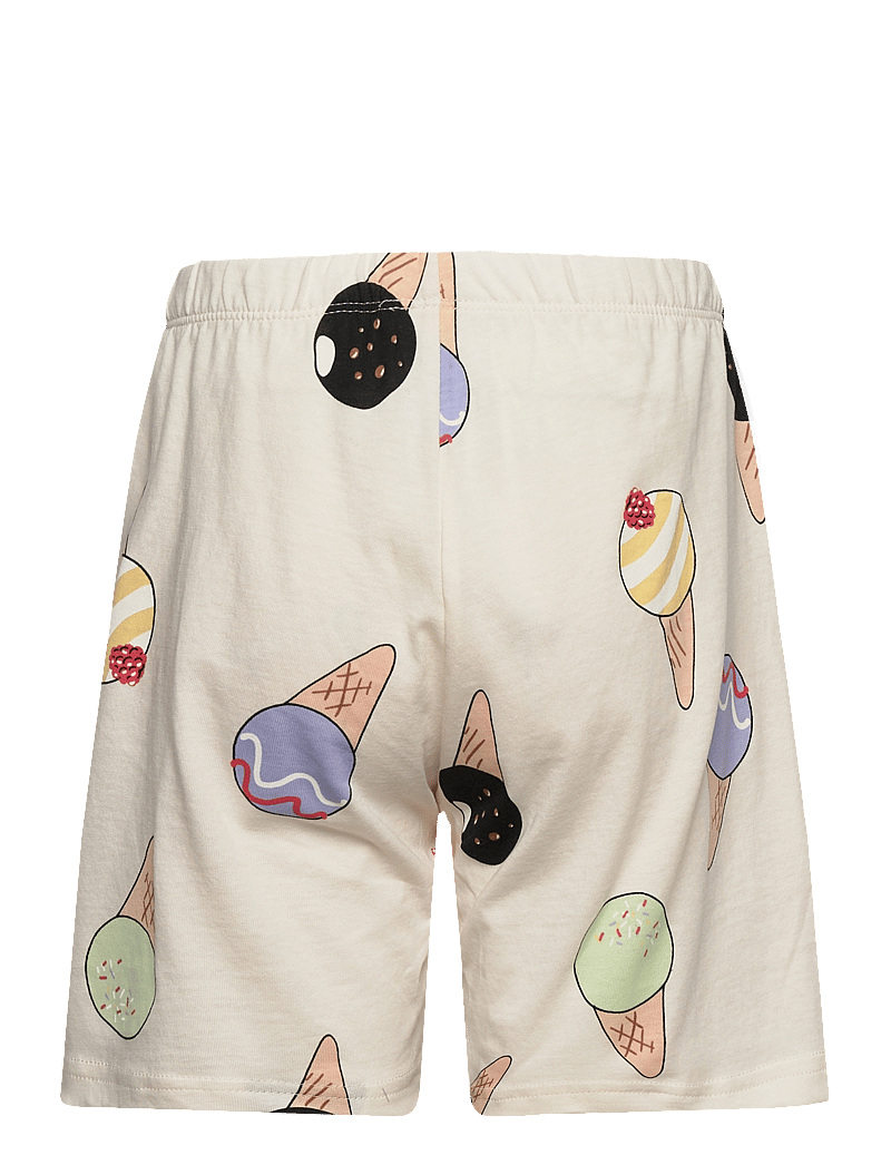 Lindex - Pyjama tee shorts set aop summ - sets - white - 4