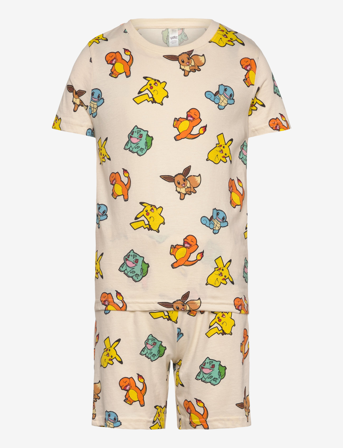 Lindex - Pyjama tee shorts Pokemon - zestawy - white - 0
