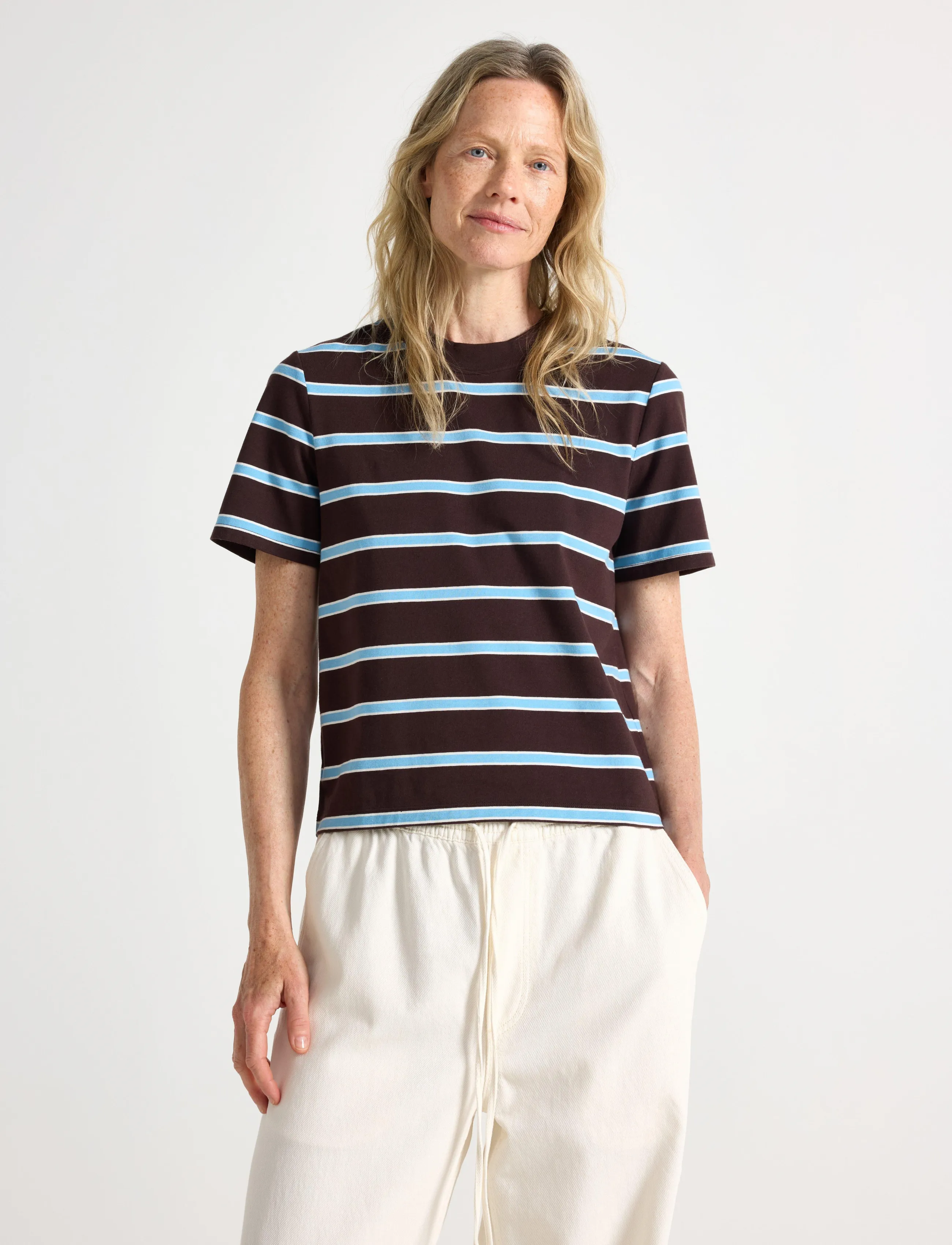 Lindex T-Shirt, XL, T-shirts & Oberteile, Braun - Short-sleeved, Frauen
