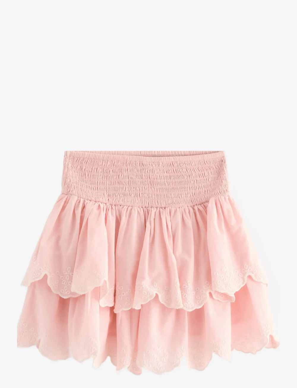 Lindex - Skirt flounces and smock embr - kurze röcke - light dusty pink - 2