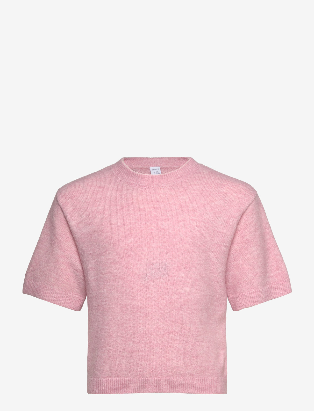 Lindex - Sweater knitted short sleeve - pullover - light dusty pink - 1