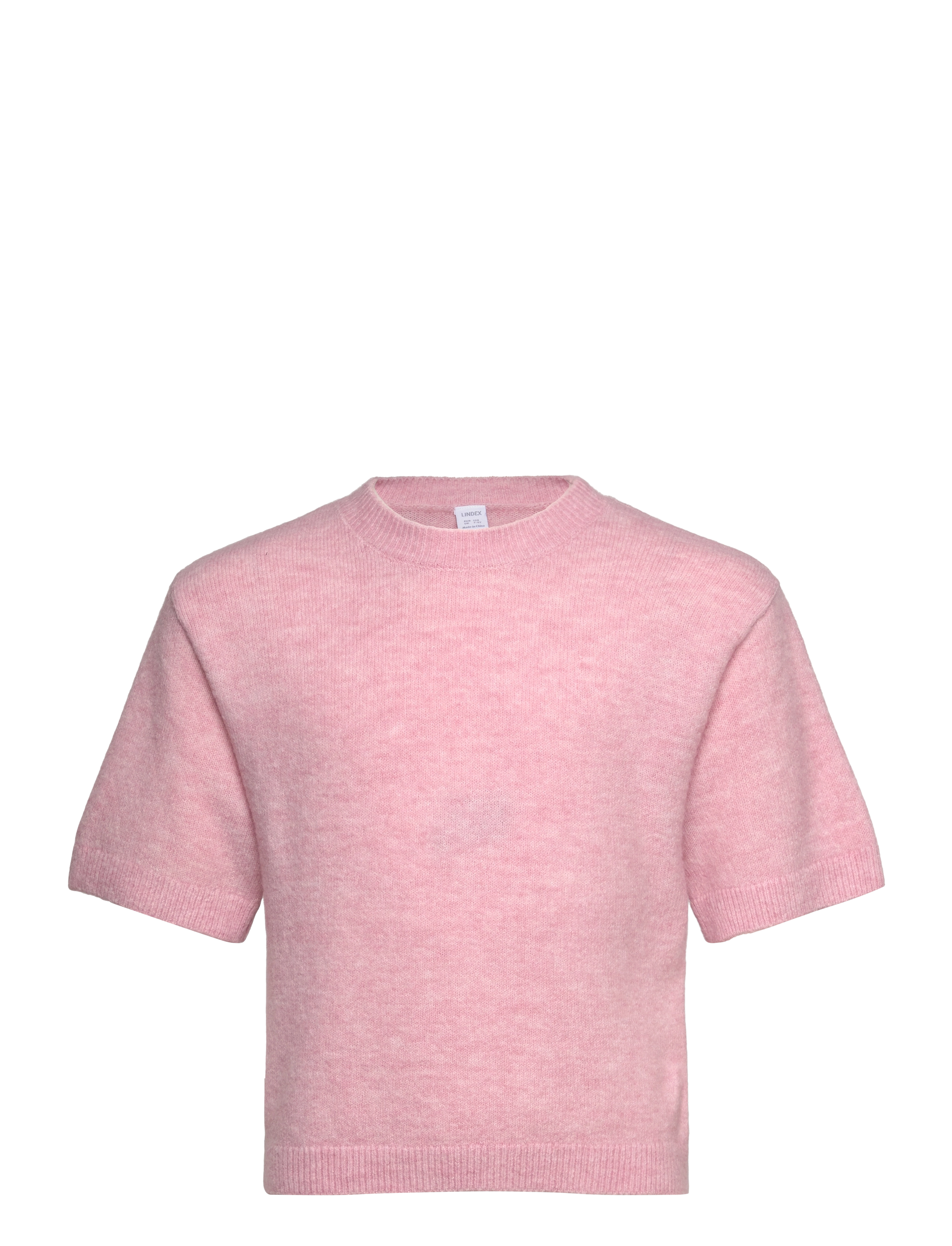 Lindex Sweater knitted short sleeve - Overdele - LIGHT DUSTY PINK / pink/rose