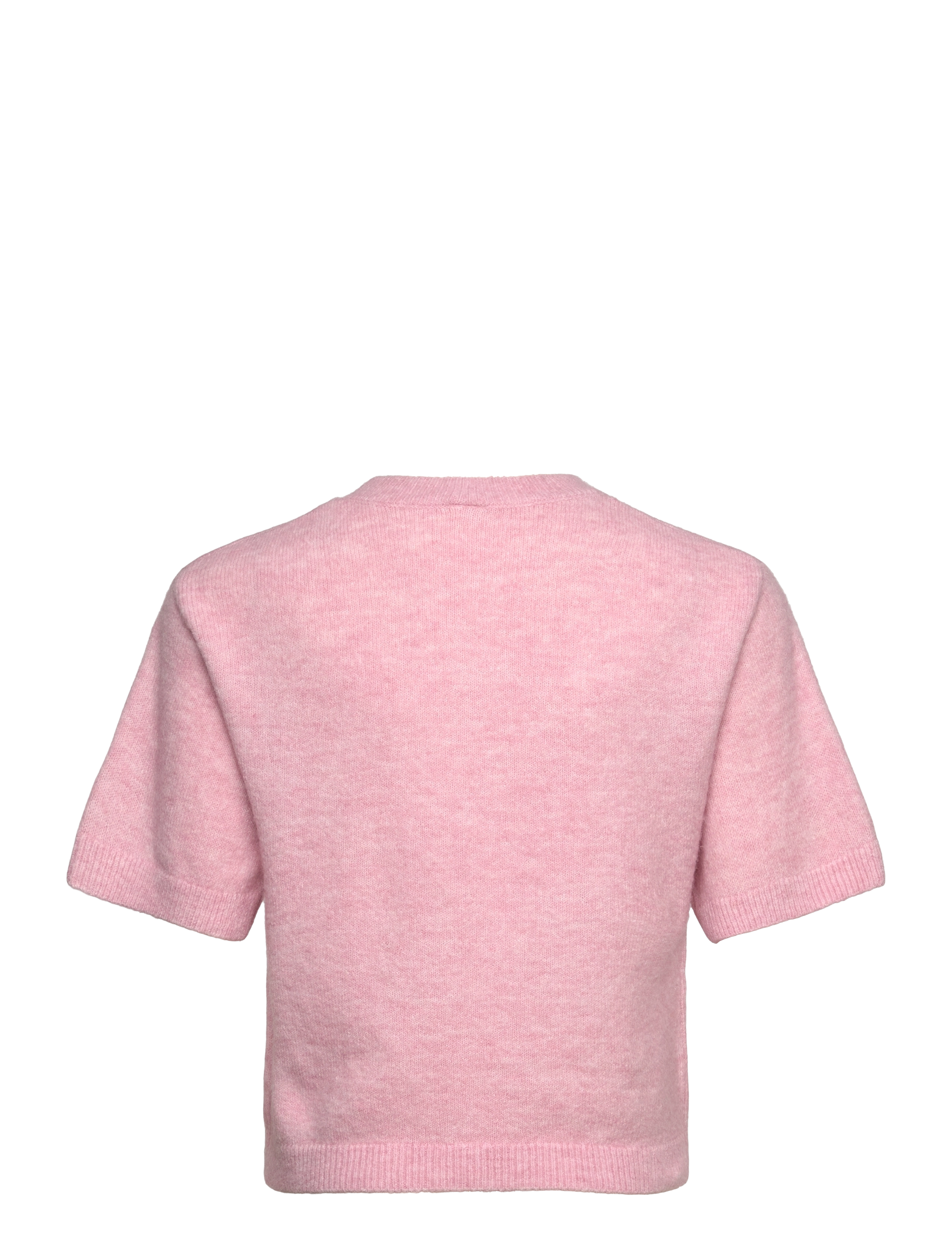 Lindex - Sweater knitted short sleeve - trøjer - light dusty pink - 2