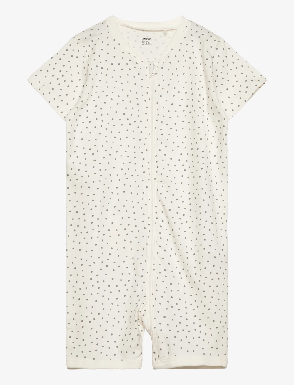 Lindex - Pyjamas Romper Sheep BF - schlafoveralls - light dusty white - 0
