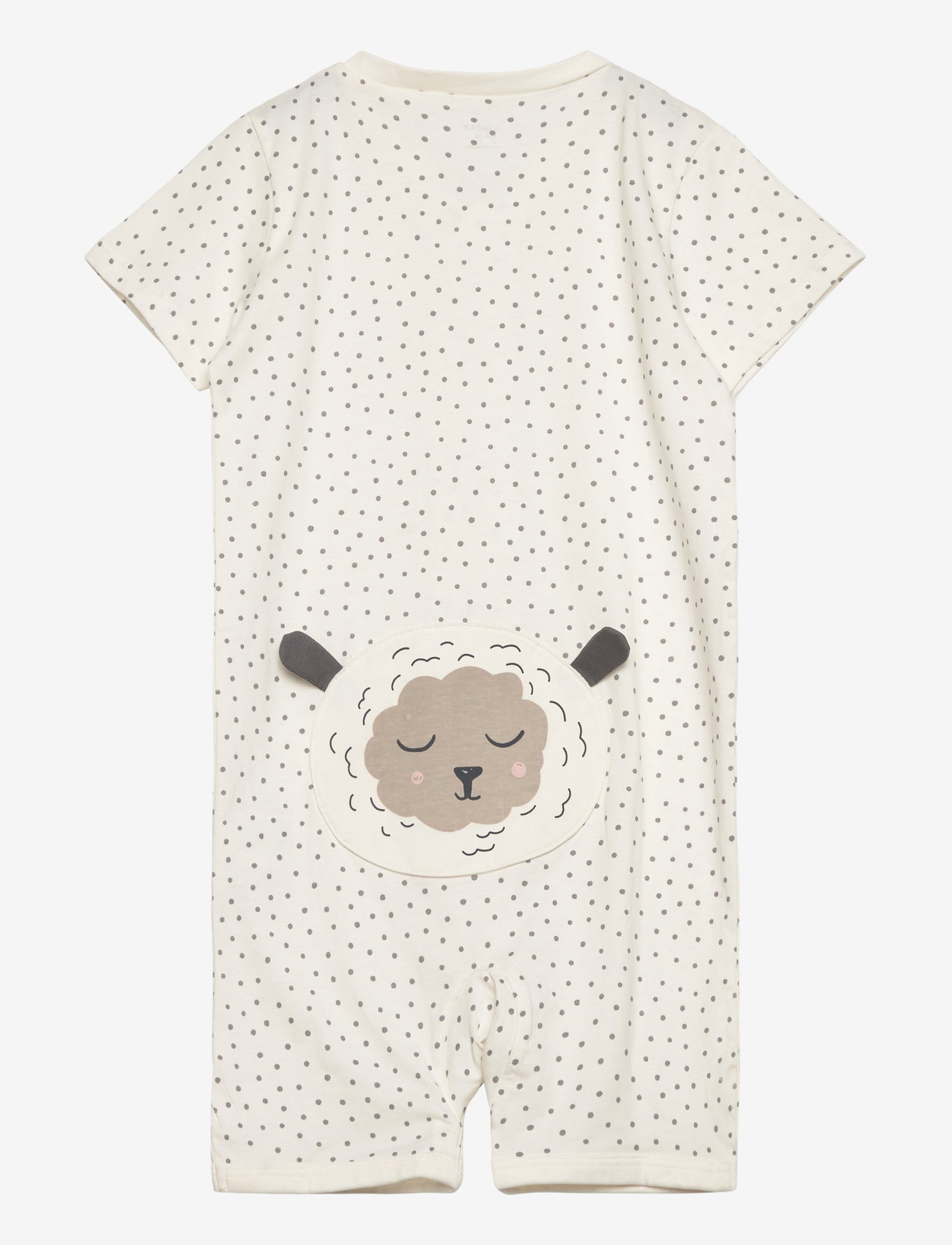 Lindex - Pyjamas Romper Sheep BF - natdragter - light dusty white - 1