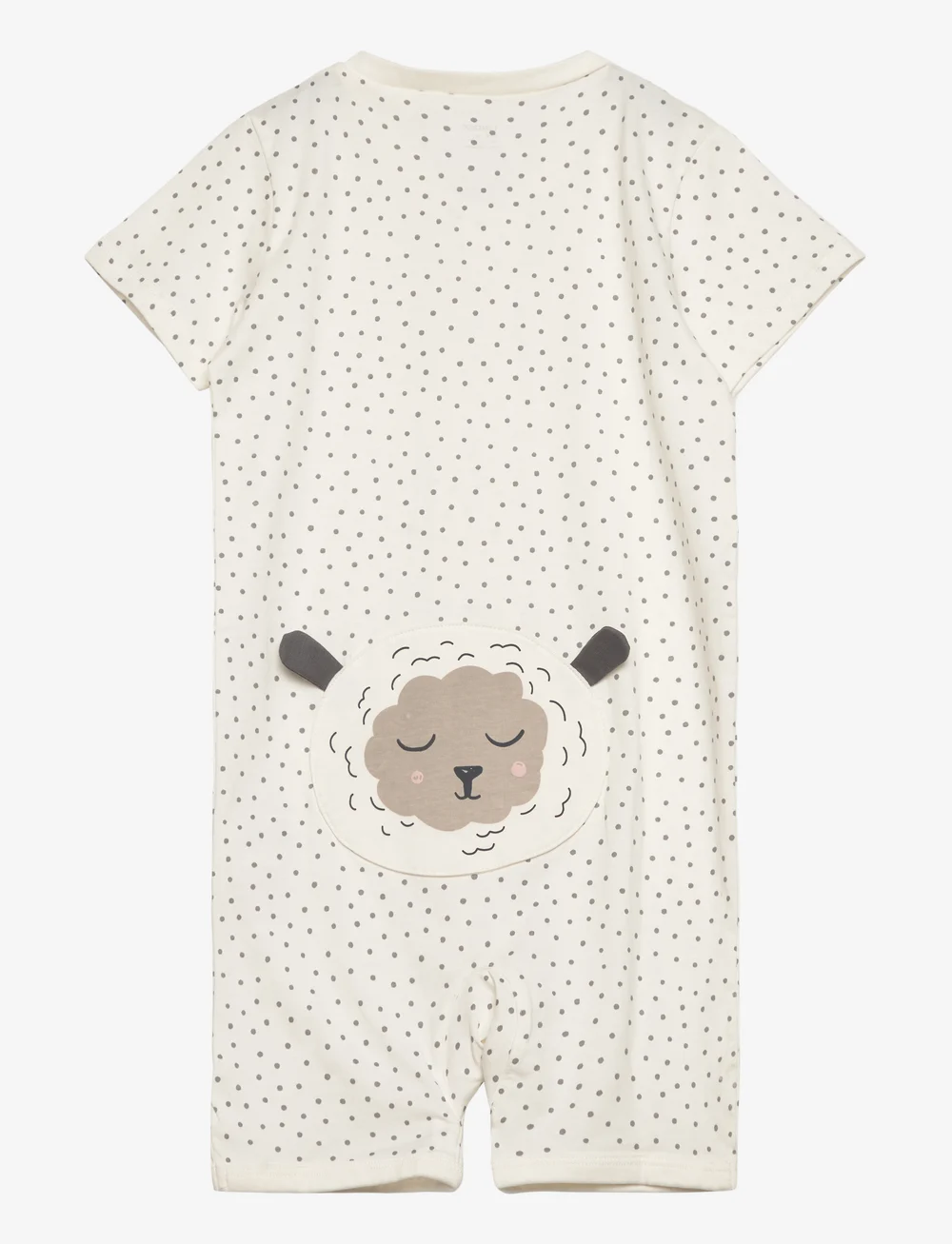 Lindex - Pyjamas Romper Sheep BF - schlafoveralls - light dusty white - 1