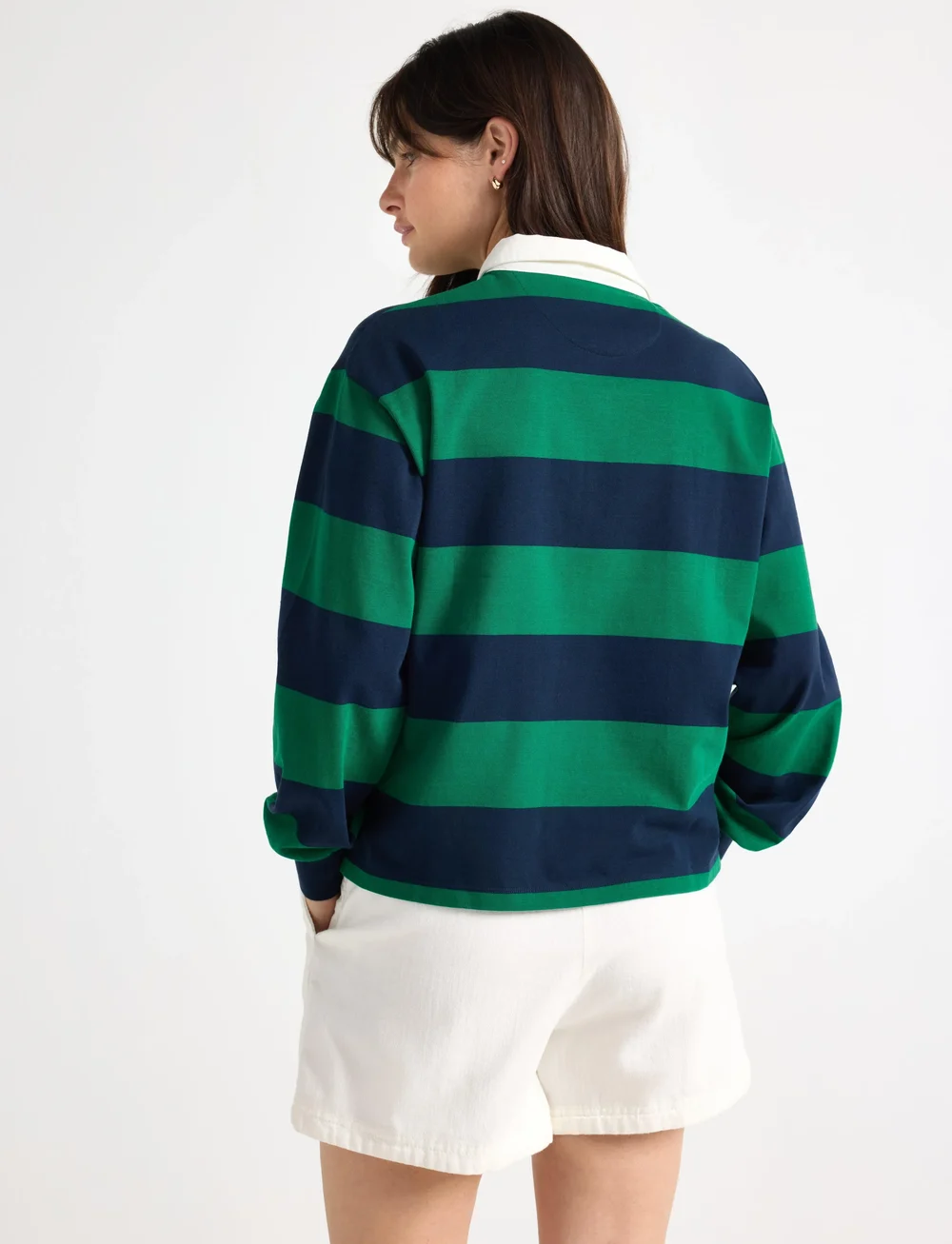 Lindex - Sweater Addison - pikéer - dark green - 3