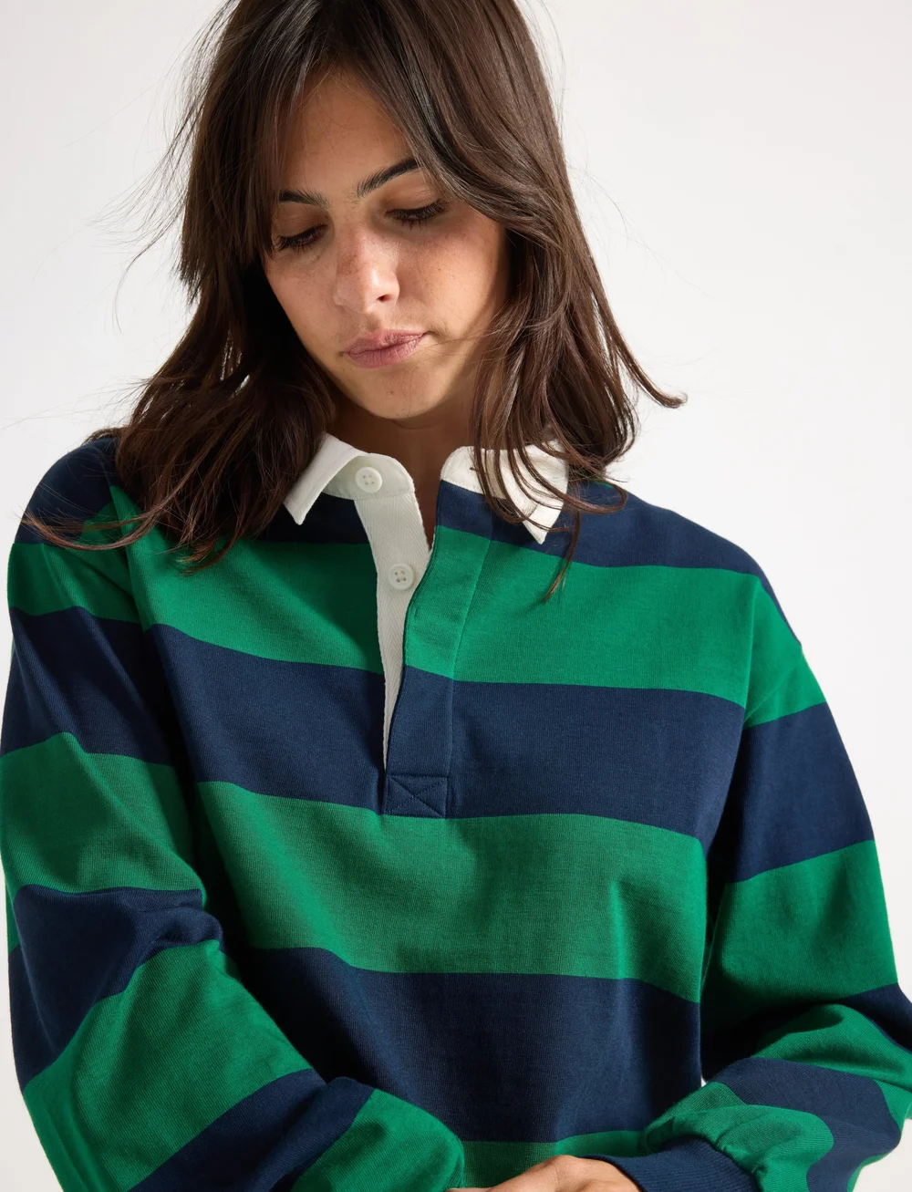 Lindex - Sweater Addison - pikéer - dark green - 4