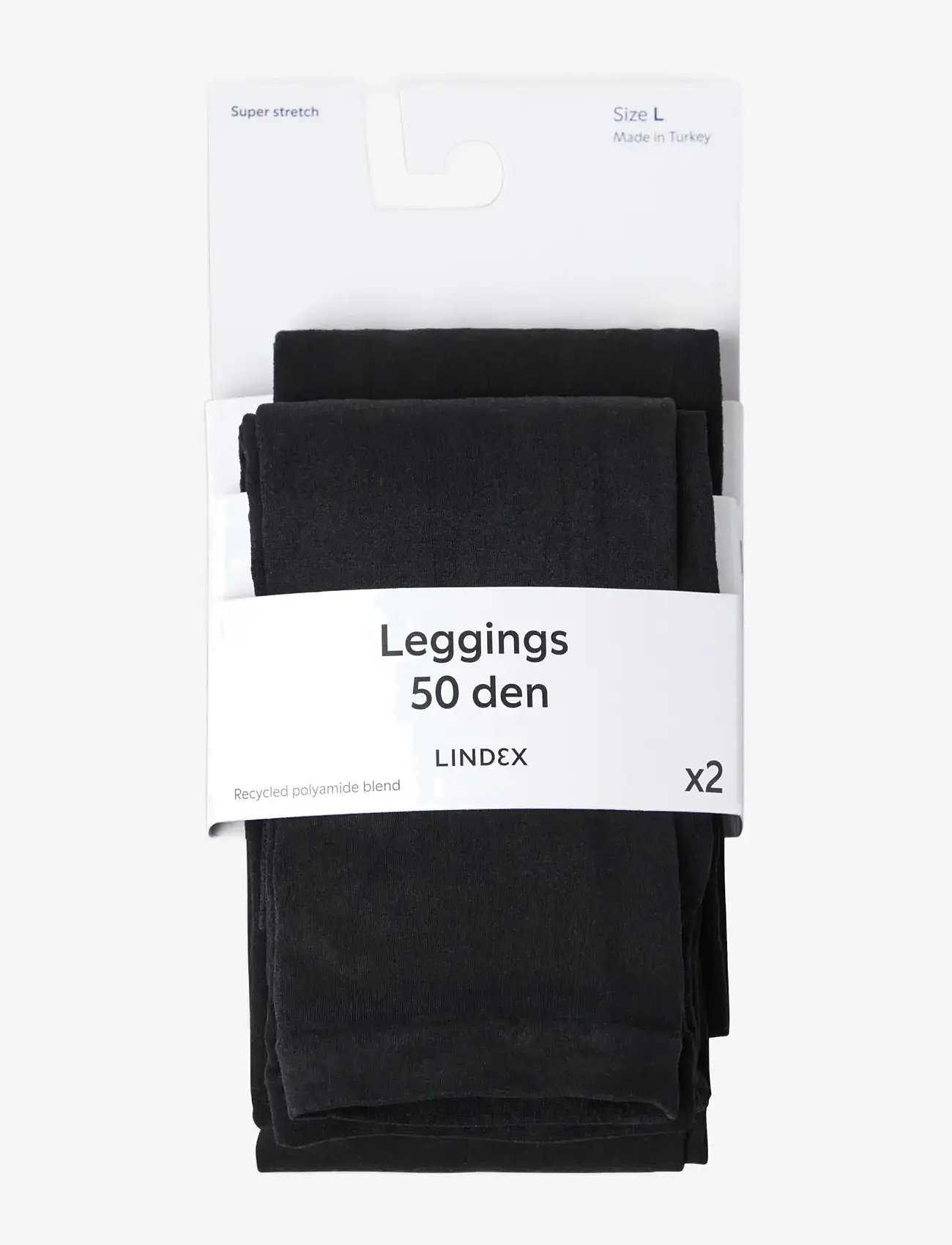 Lindex - Leggings 2 p 50 den super stre - leggings - black - 1