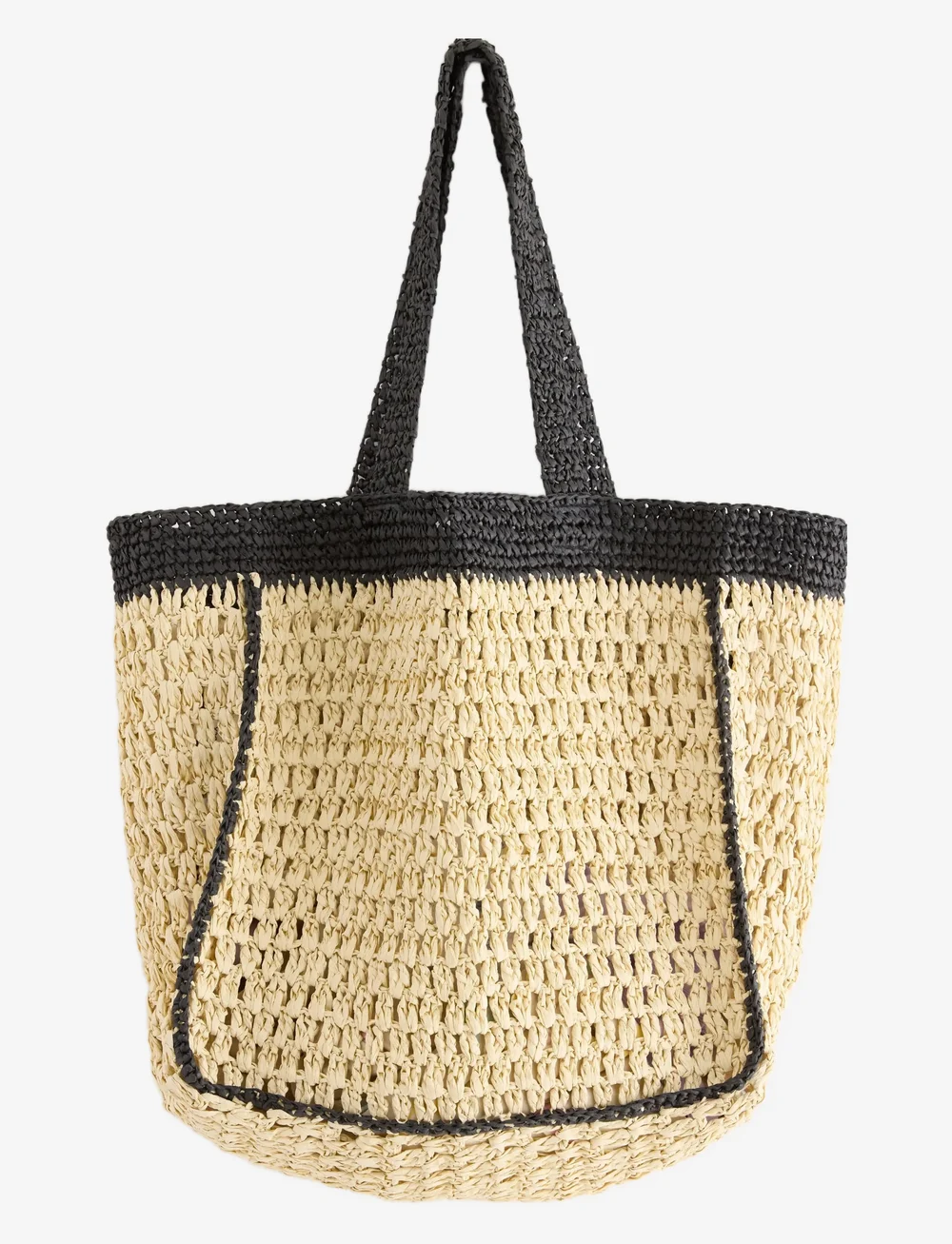 Lindex - Bag Straw Louisa - shoppingväskor - light beige - 1