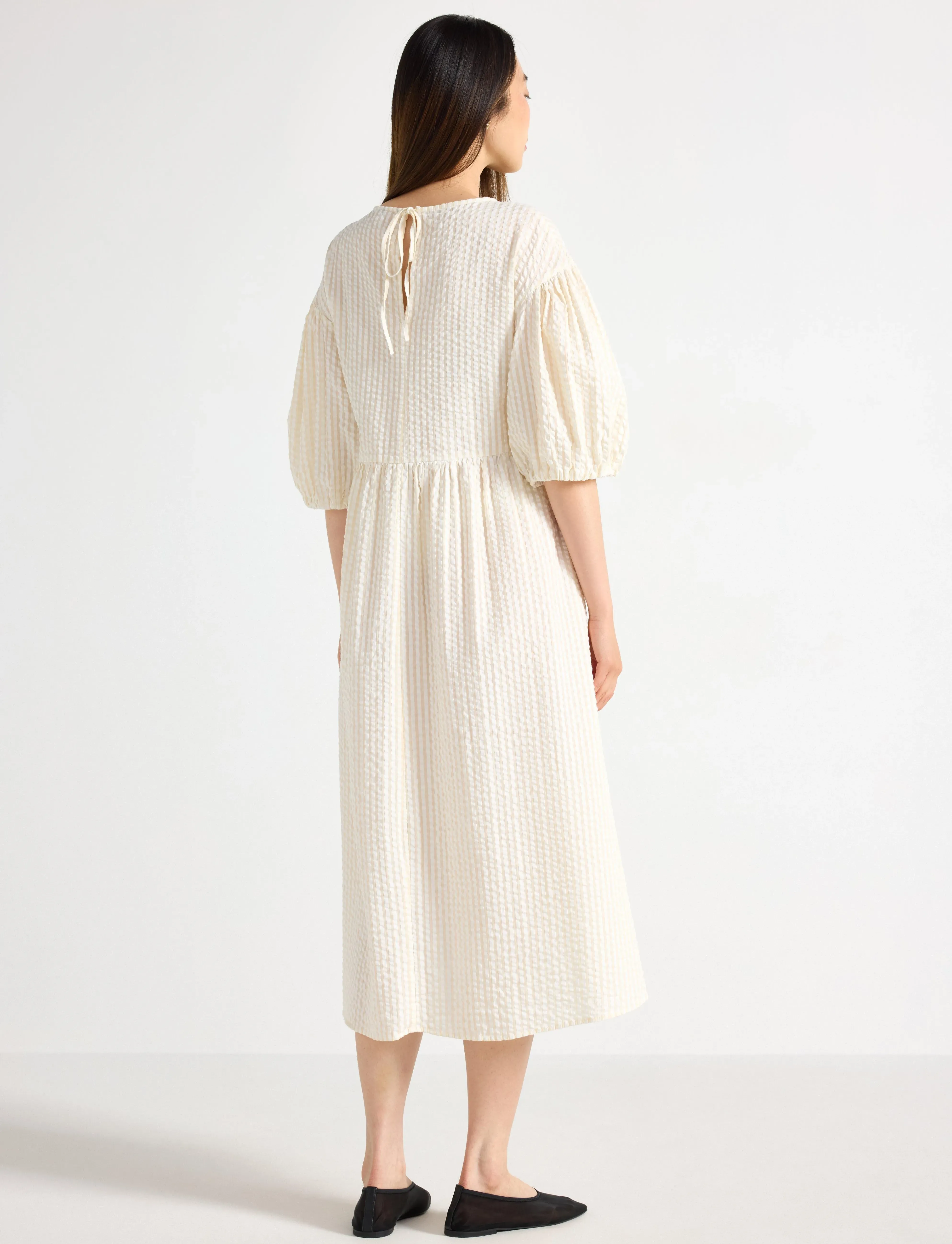 Lindex - Dress Wilda - light dusty beige - 3