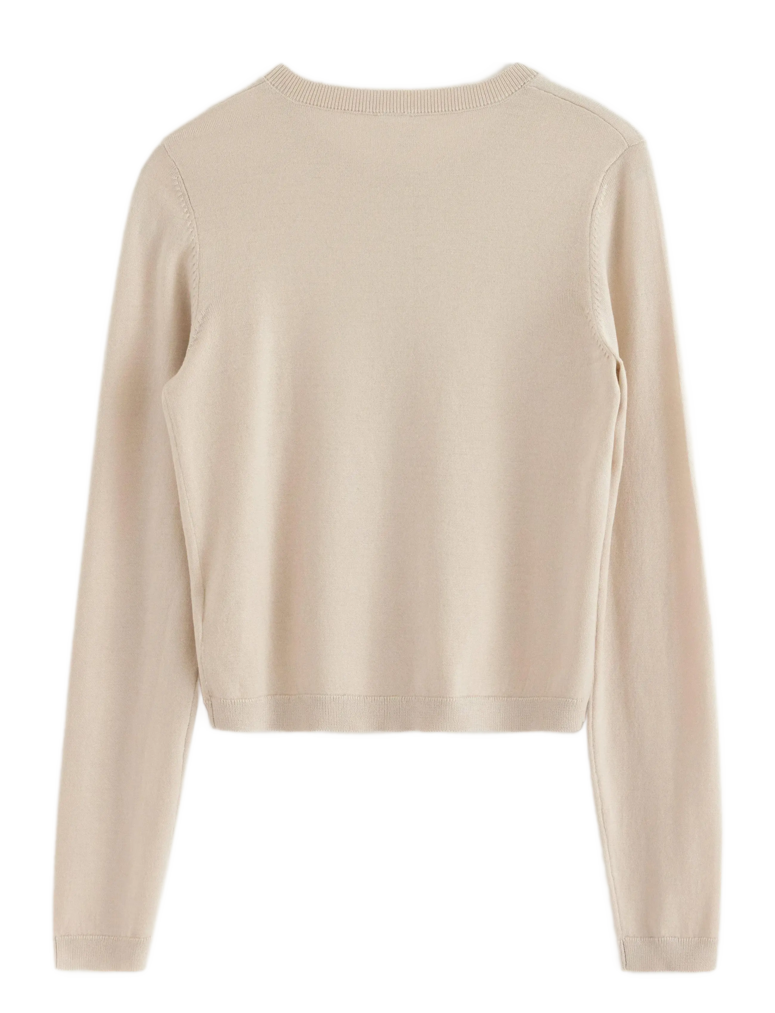 Lindex - Fine-knit cardigan - cardigans - light beige - 2