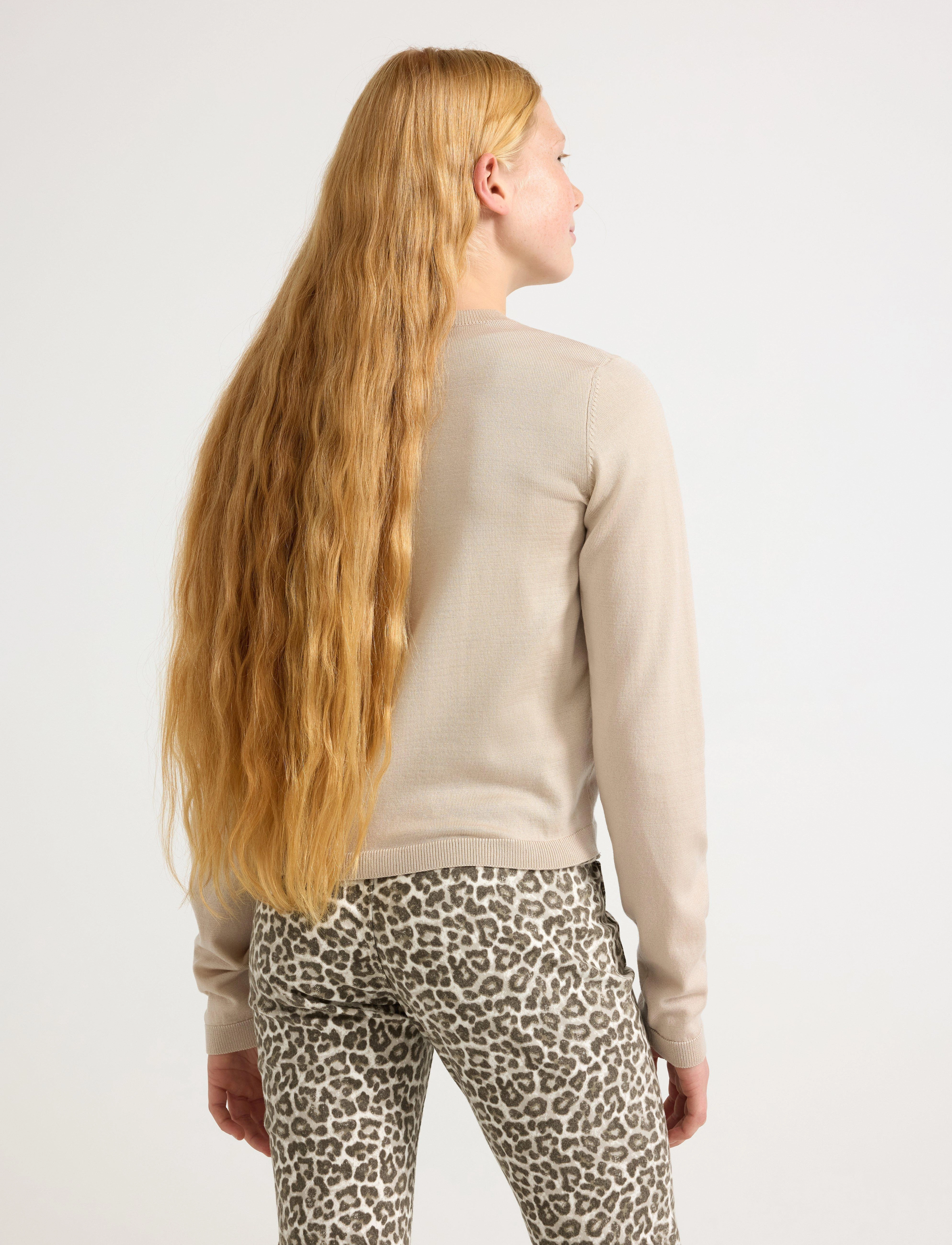 Lindex - Fine-knit cardigan - cardigans - light beige - 3