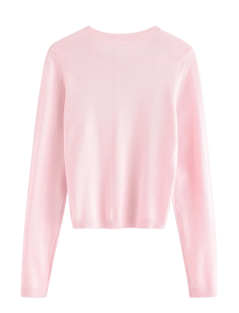 Lindex - Fine-knit cardigan - cardigans - light pink - 2