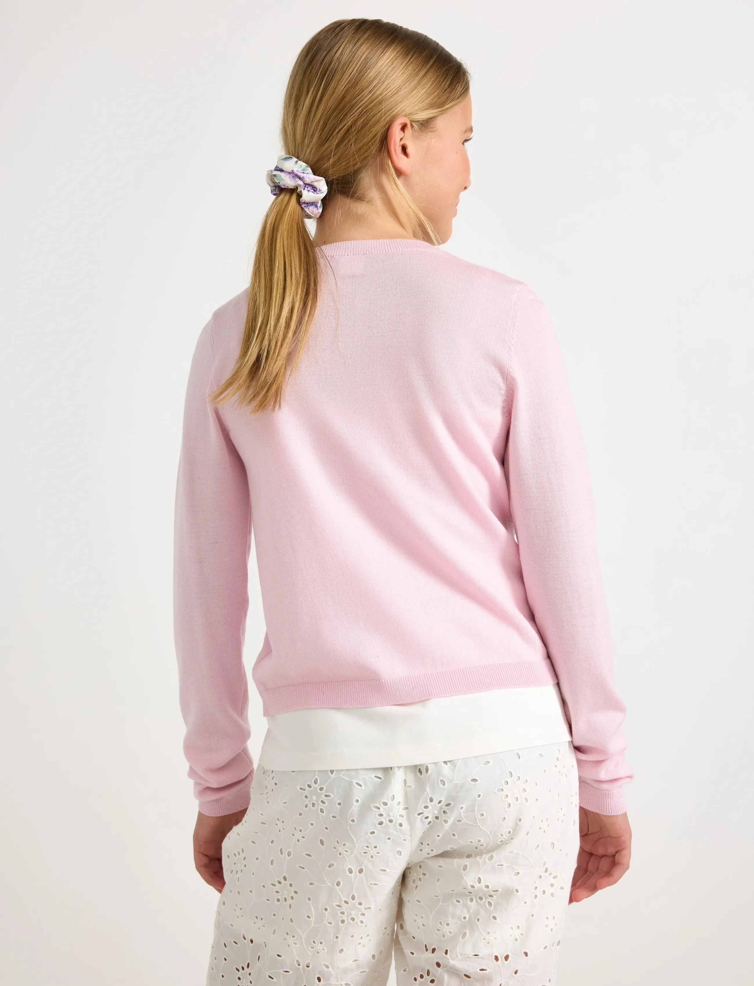 Lindex - Fine-knit cardigan - cardigans - light pink - 3